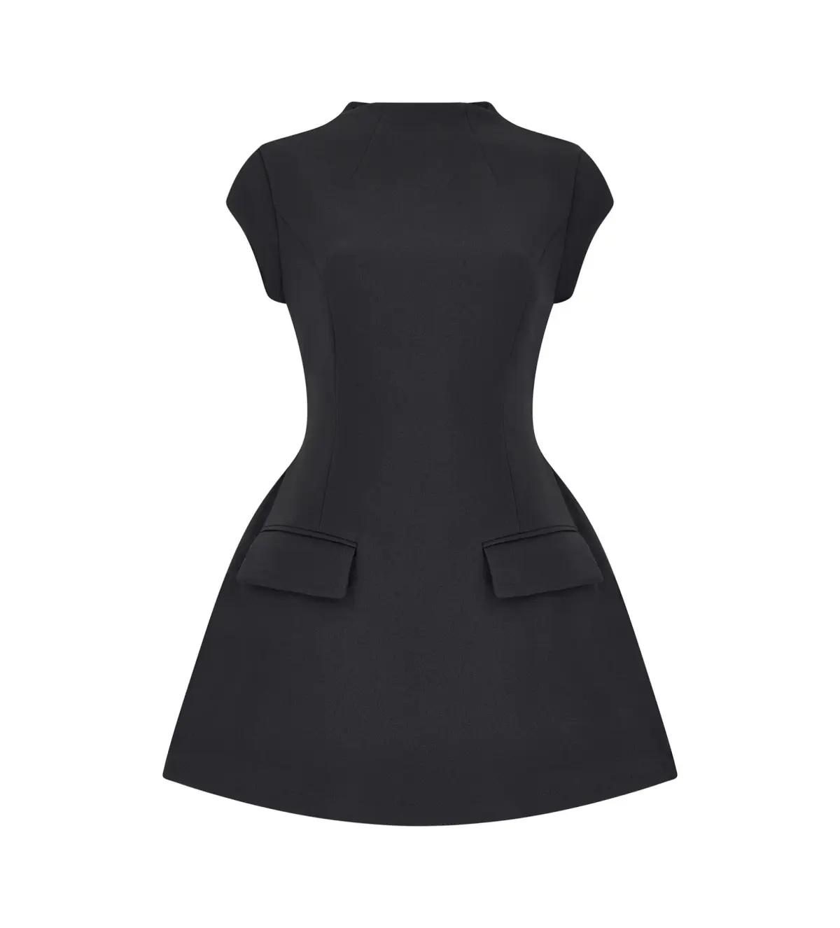 Odd Muse The Ultimate Muse Cap Sleeve Mini Dress Black Size S/AU 8 - Image 5