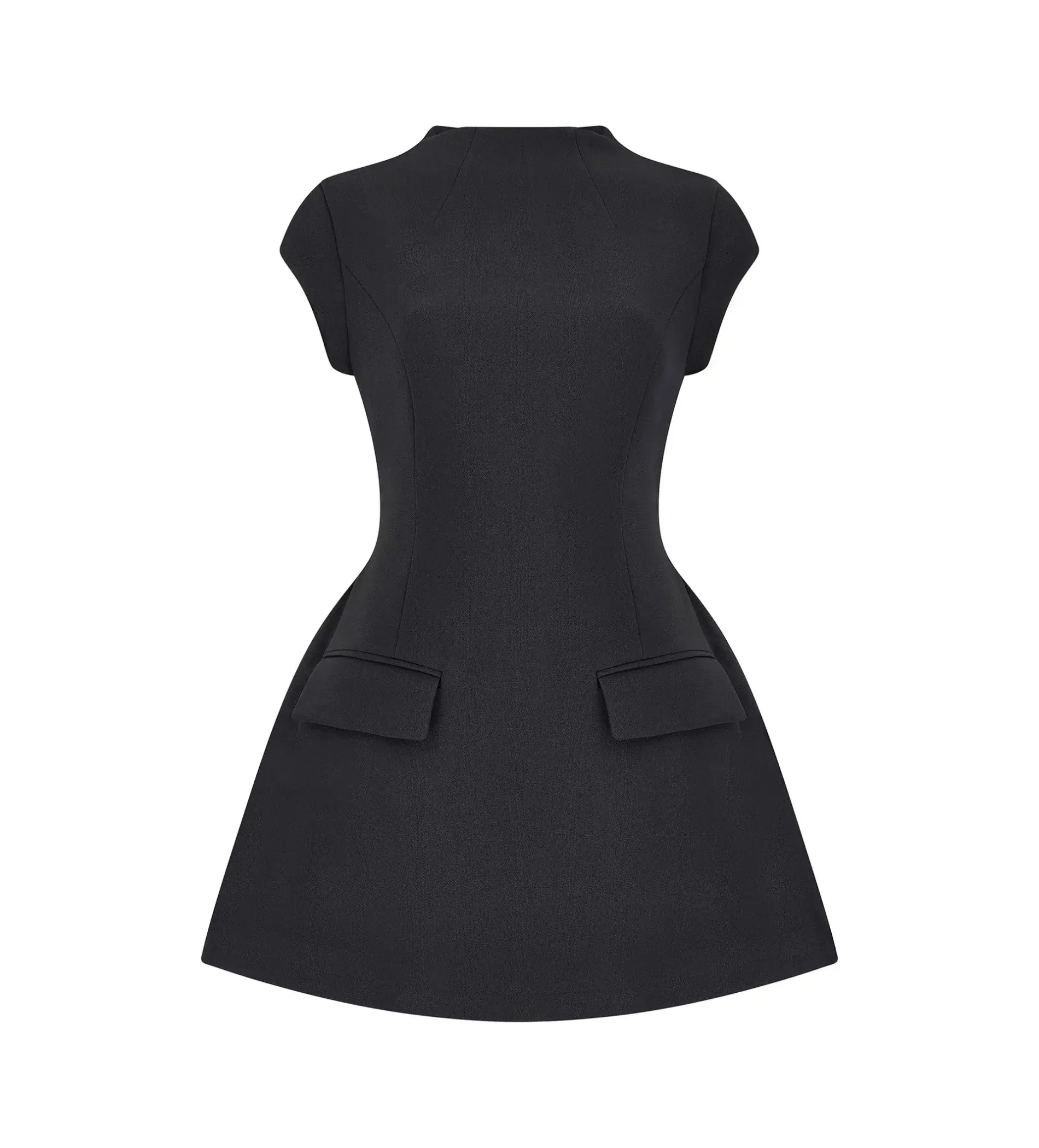 Odd Muse The Ultimate Muse Cap Sleeve Mini Dress Black Size S/AU 8 - Image 5