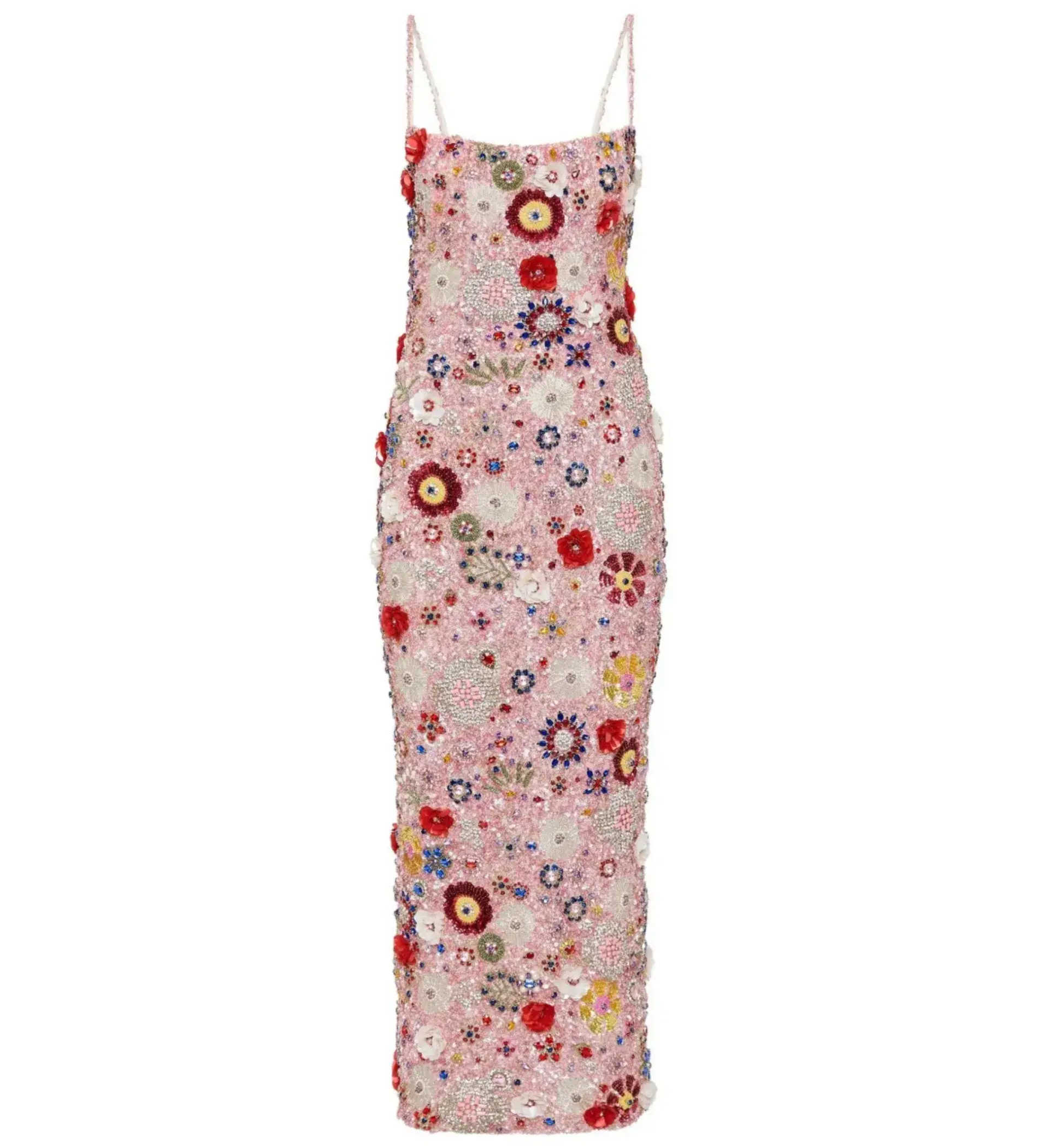 Rachel Gilbert Francesca Gown Pink Multi Size 0 /Au 6 - Image 3