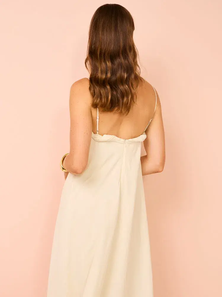 Camilla And Marc Zora Maxi Dress In Cream Size 6 - Image 2