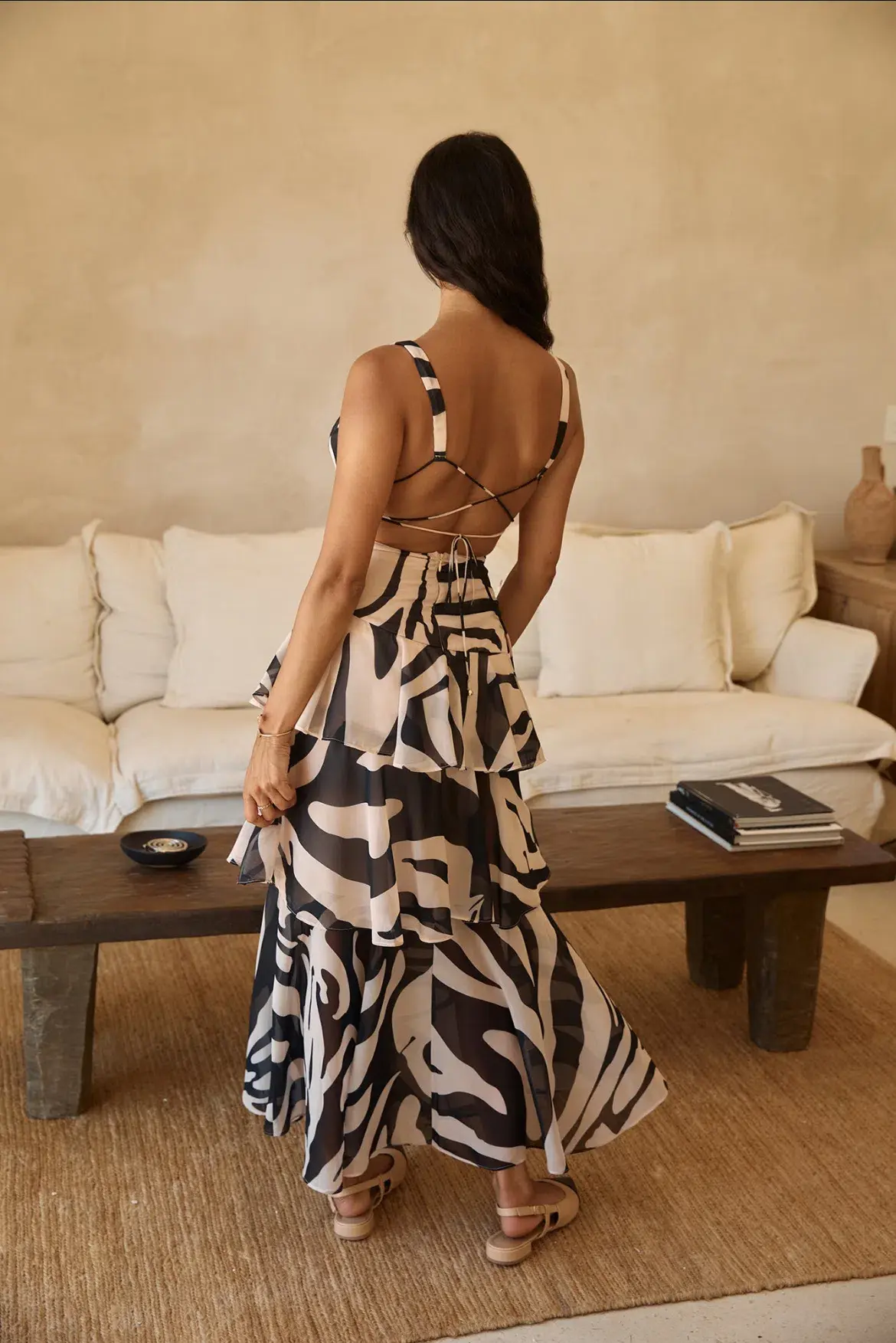 Fortune One Siren Calling Maxi Dress Black Size 8 - Image 4