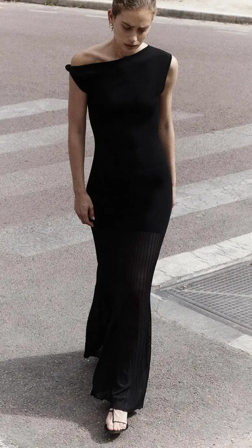 Sir The Label Glow Twist Midi Black Size AU 10 for rent on The Volte - main image