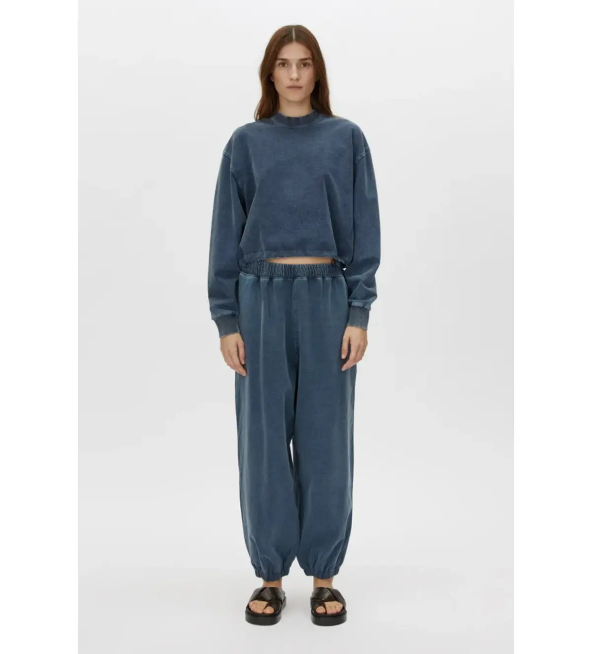 Camilla and Marc Dovell Cotton Tracksuit Pant Indigo Blue Size AU 8 - Image 1