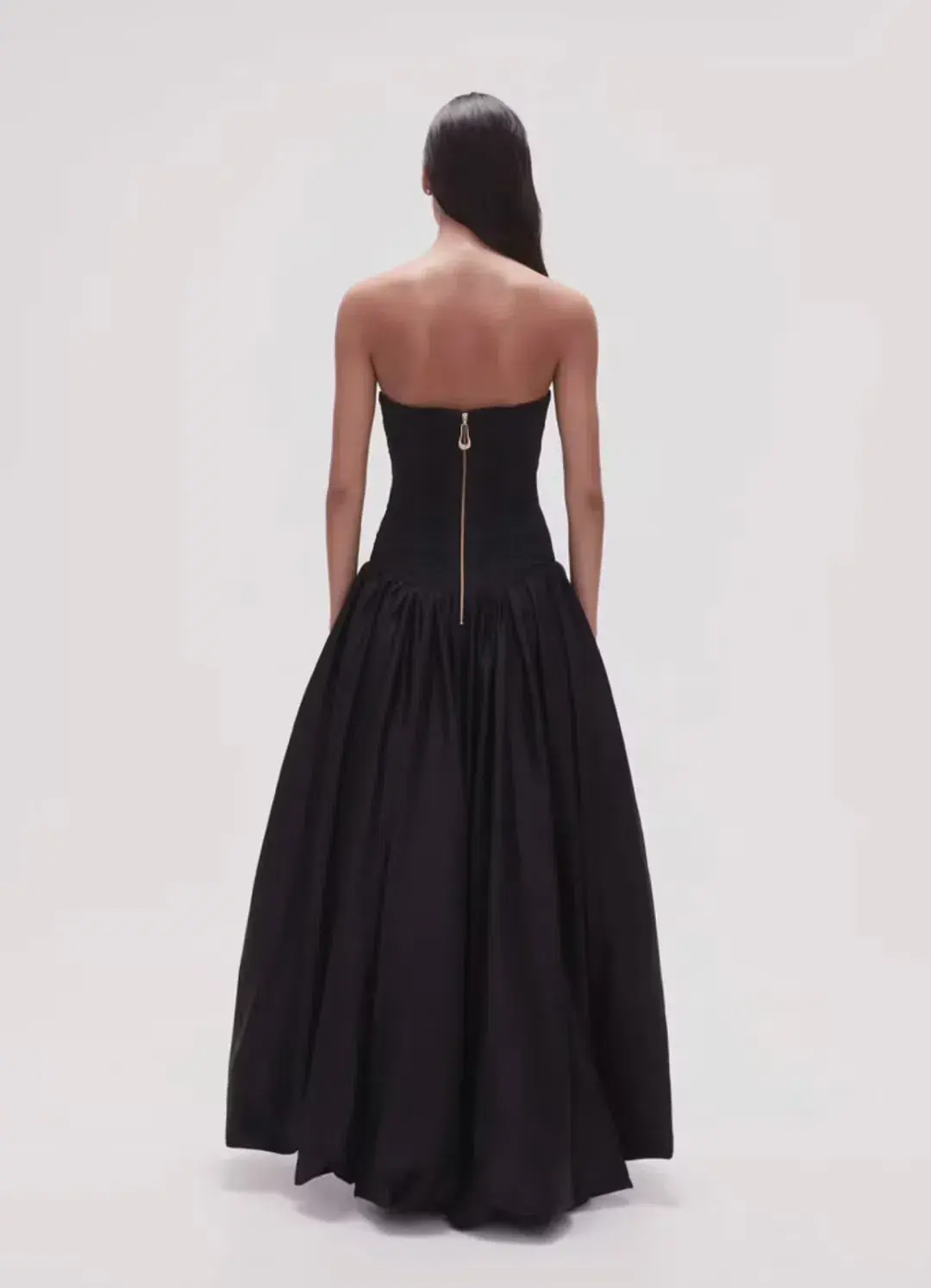 Aje Violette Bubble Hem Maxi Dress Black Size 8  - Image 3