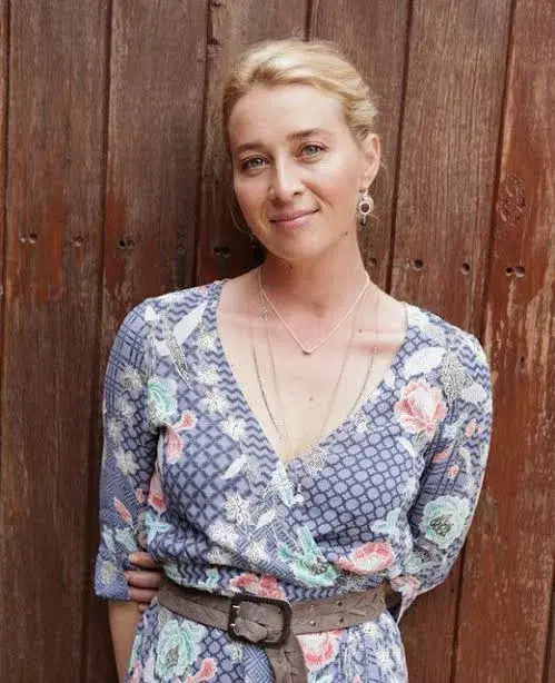 Tigerlily Batik Floral Wrap Dress in  Cornflower Size 10 - Image 3