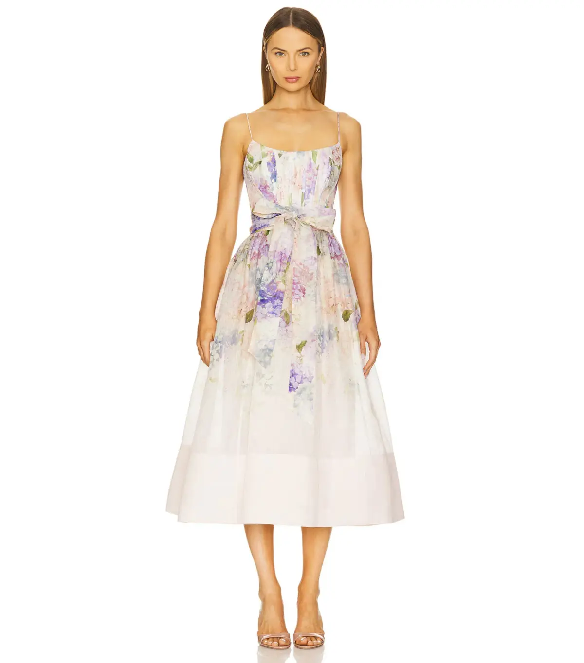 Zimmermann Dawning Corset Dress in Multi Hydrangea Size AU 10 - Image 1