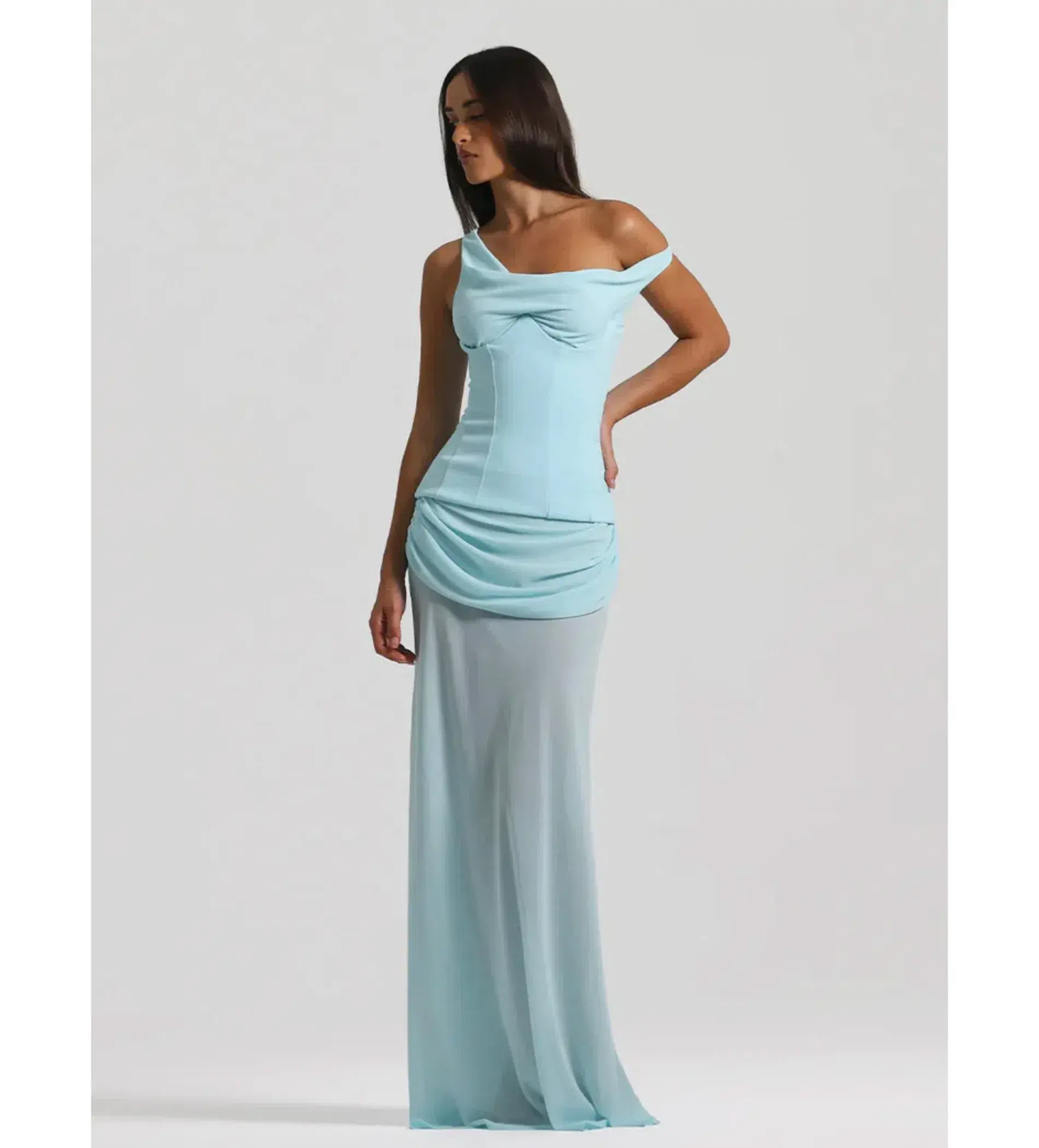 Natalie Rolt Cadence Gown in Blue  Size 1/ AU 8 - Image 1