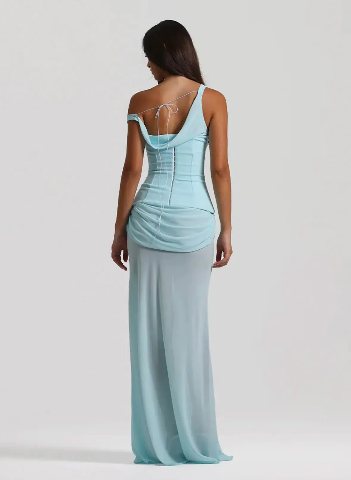 Natalie Rolt Cadence Gown in Blue  Size 1/ AU 8 - Image 5
