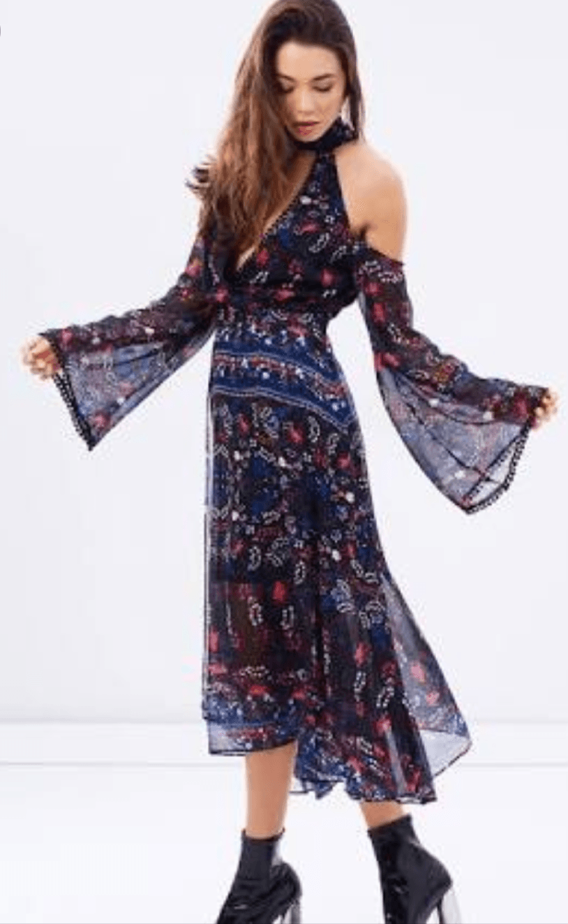 Ministry Of Style Olesya Midi Dress Size 6 - Image 4