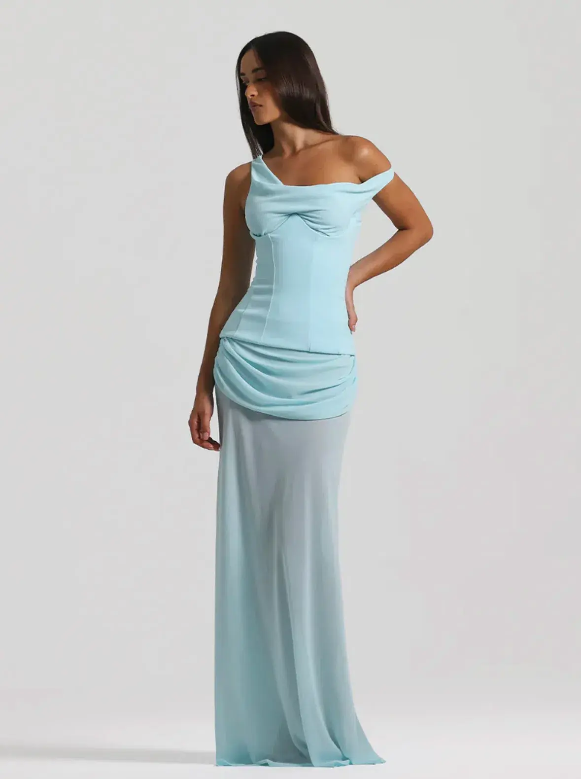 Natalie Rolt Cadence Gown in Blue Size 2/ AU 10 - Image 1