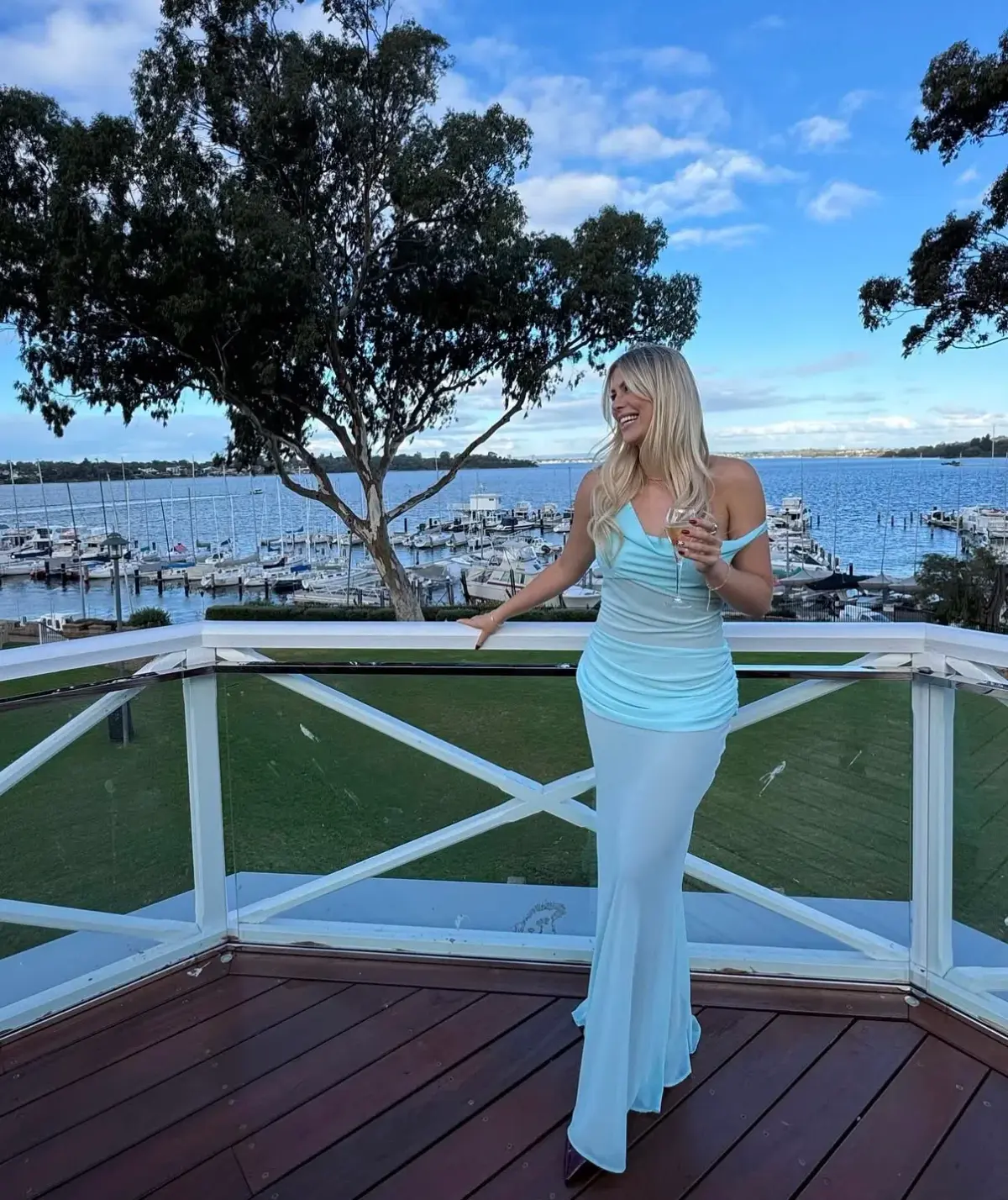 Natalie Rolt Cadence Gown in Blue Size 2/ AU 10 - Image 3