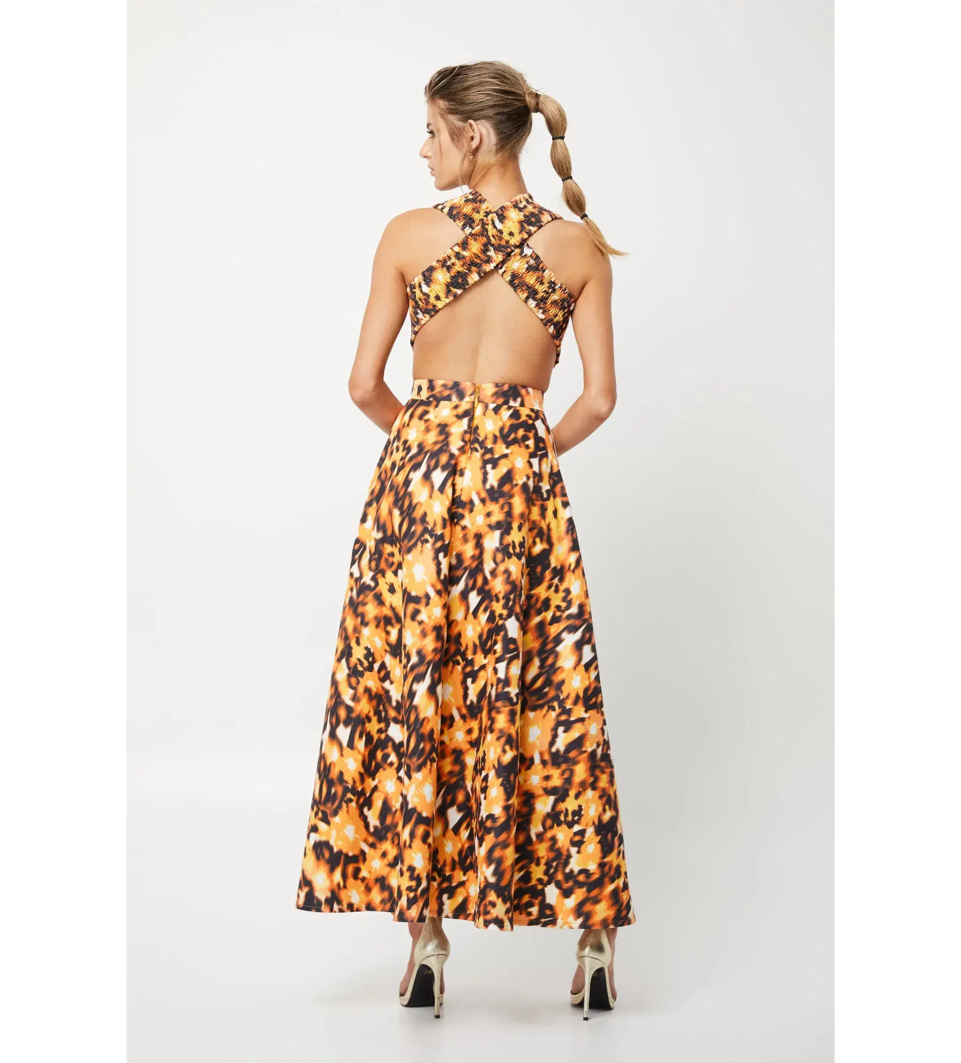 Mossman Inner Guidance Maxi Dress Print Size 16 - Image 3