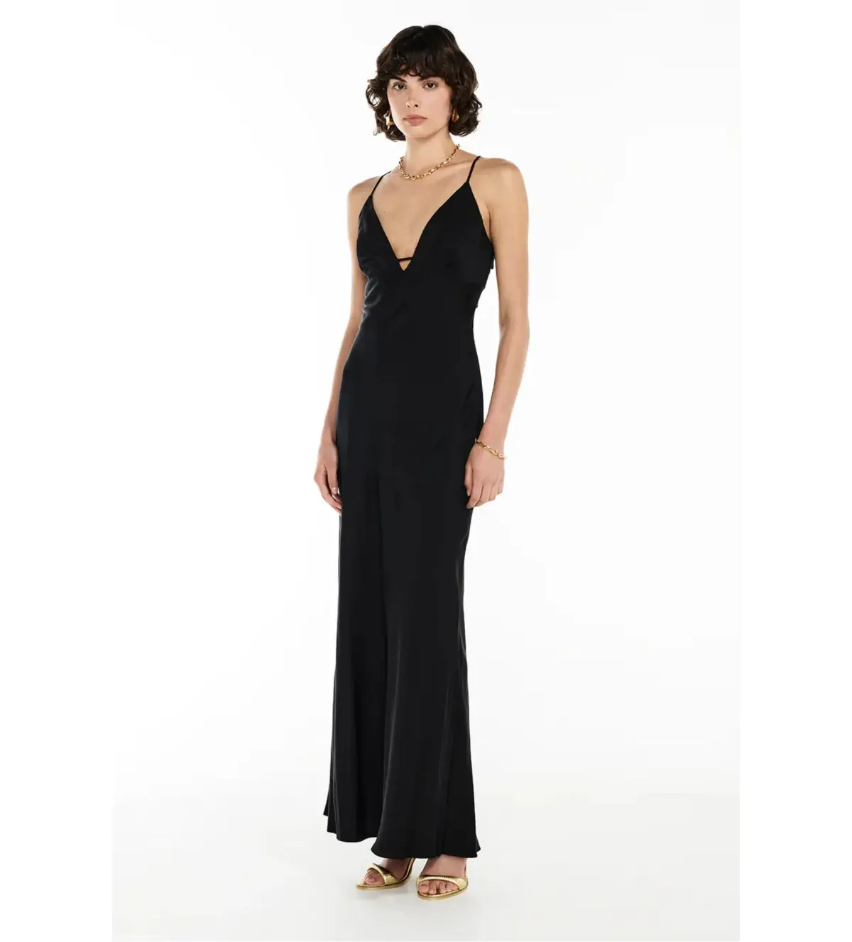 Manning Cartell Time to Shine Slip Dress in Black Size XXS / AU 4 - Image 2