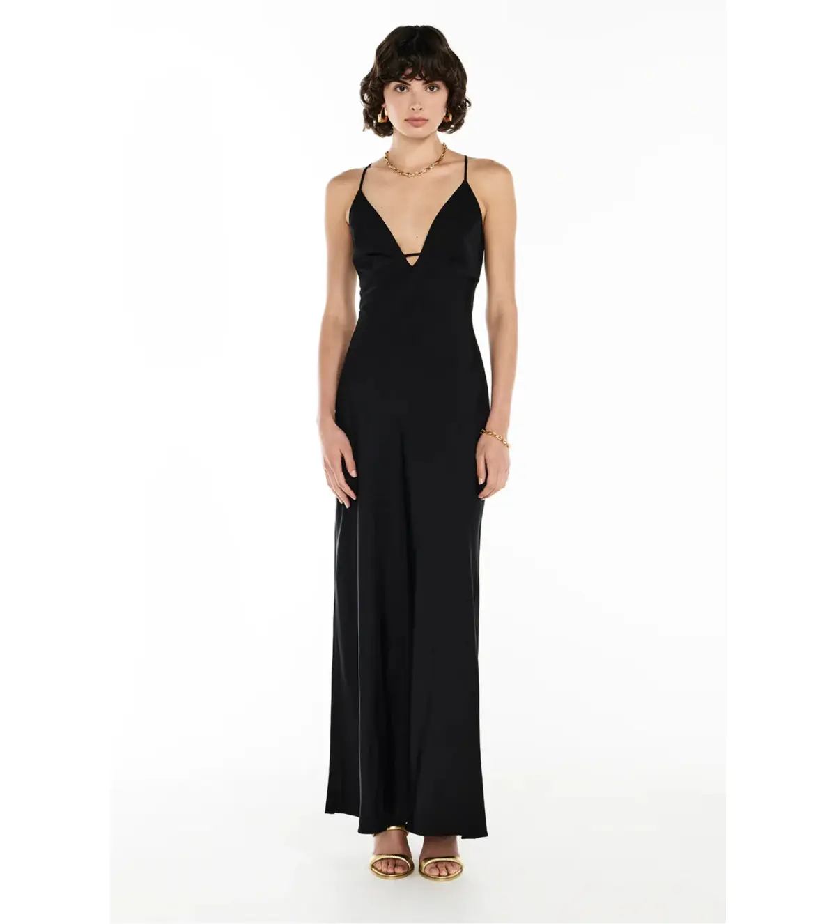 Manning Cartell Time to Shine Slip Dress in Black Size XXS / AU 4 - Image 1
