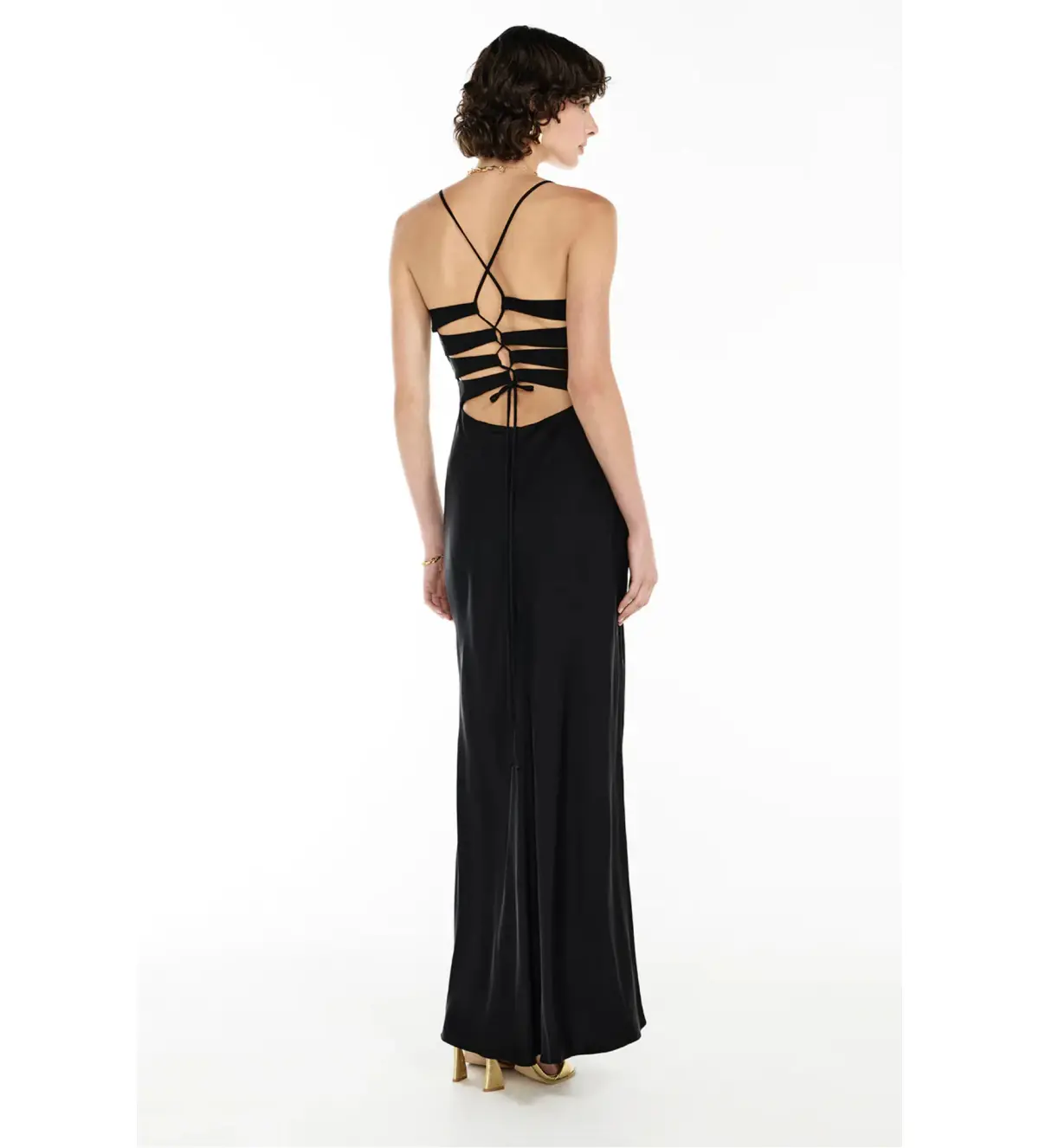 Manning Cartell Time to Shine Slip Dress in Black Size XXS / AU 4 - Image 3