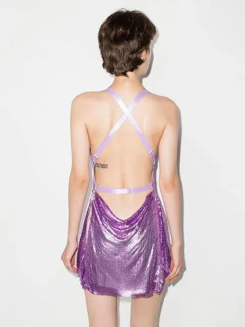 Poster Girl Calypso Dress Purple Size S/Au 8 - Image 2