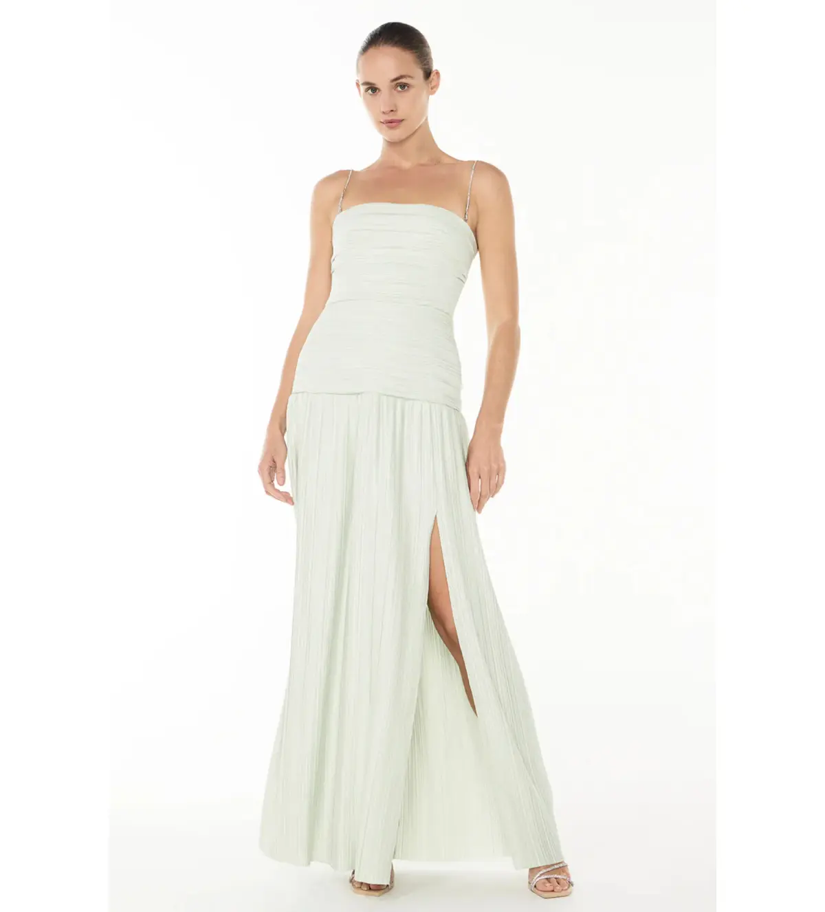 Manning Cartell Royal Debut Dress Sage Size 8 - Image 1