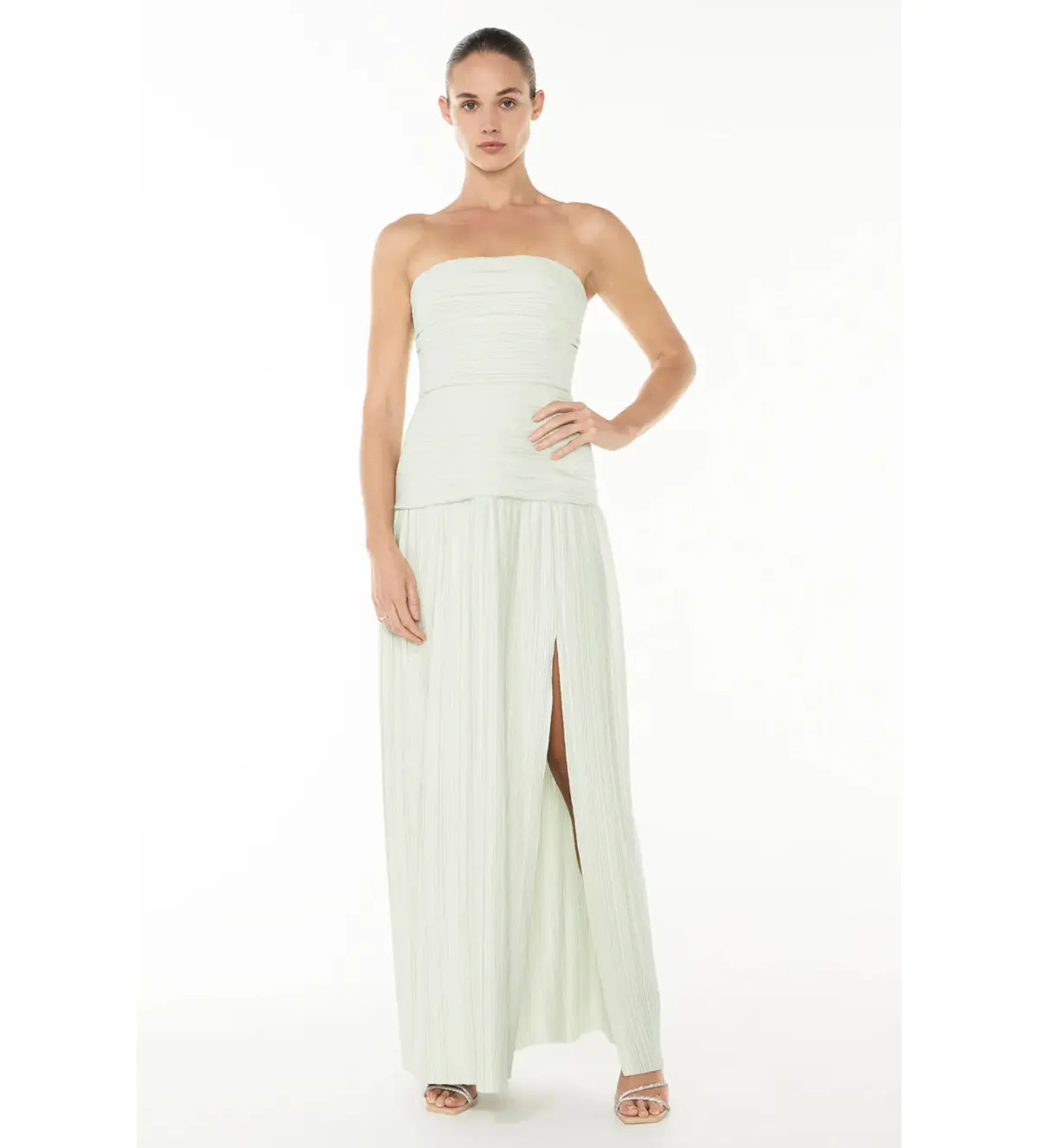 Manning Cartell Royal Debut Dress Sage Size 8 - Image 4