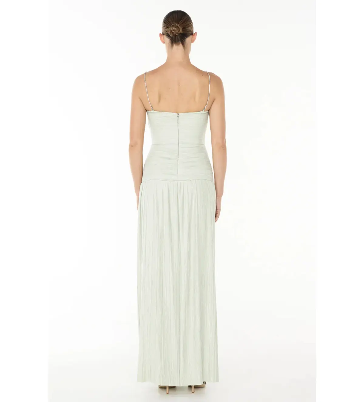 Manning Cartell Royal Debut Dress Sage Size 8 - Image 3