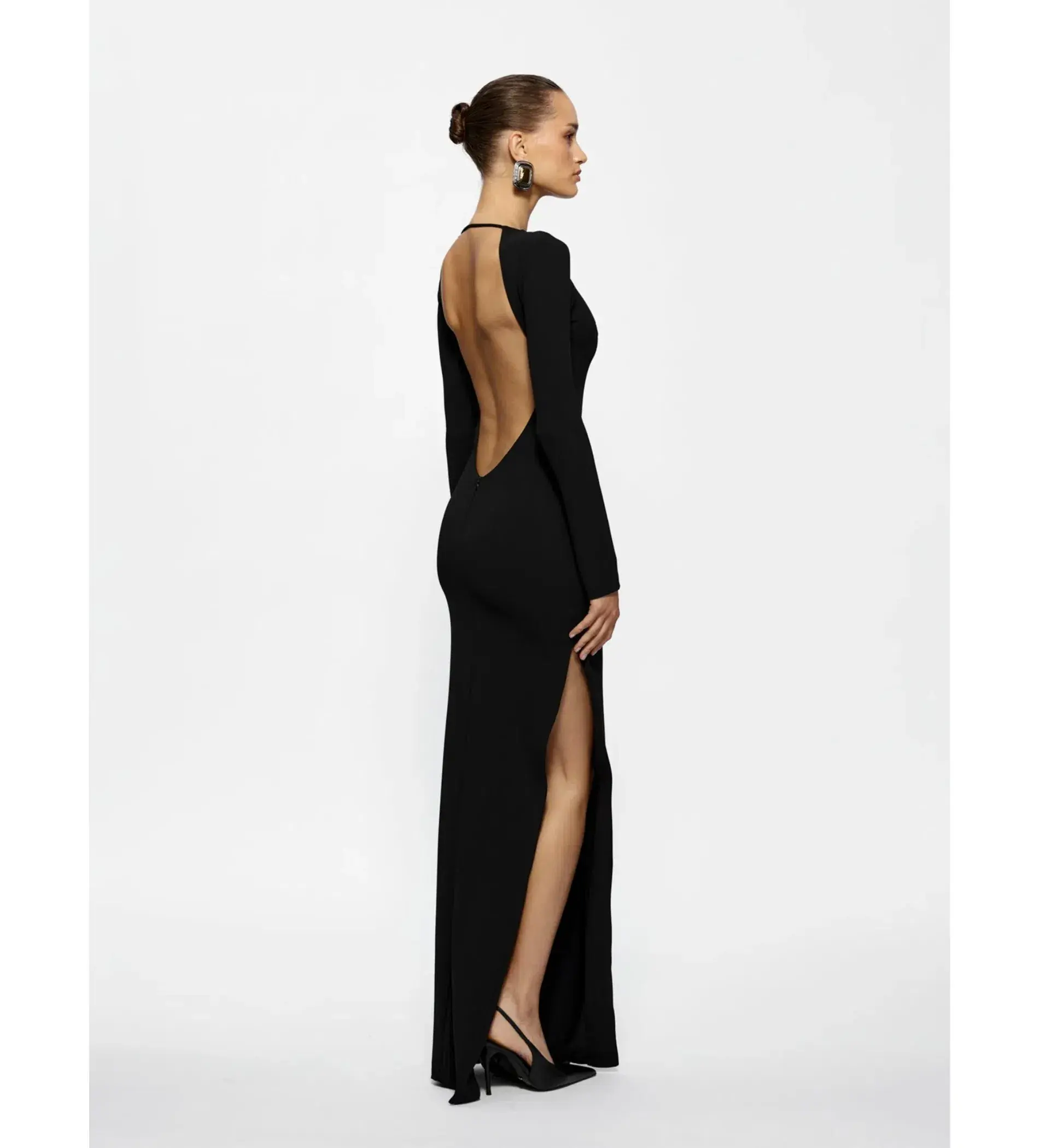 Effie Kats Indie Gown in Black Size 8 - Image 3