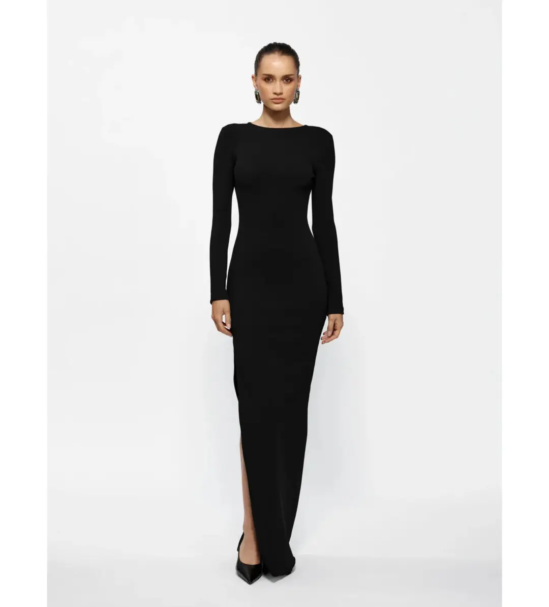 Effie Kats Indie Gown in Black Size M / AU 10  for rent on The Volte - main image