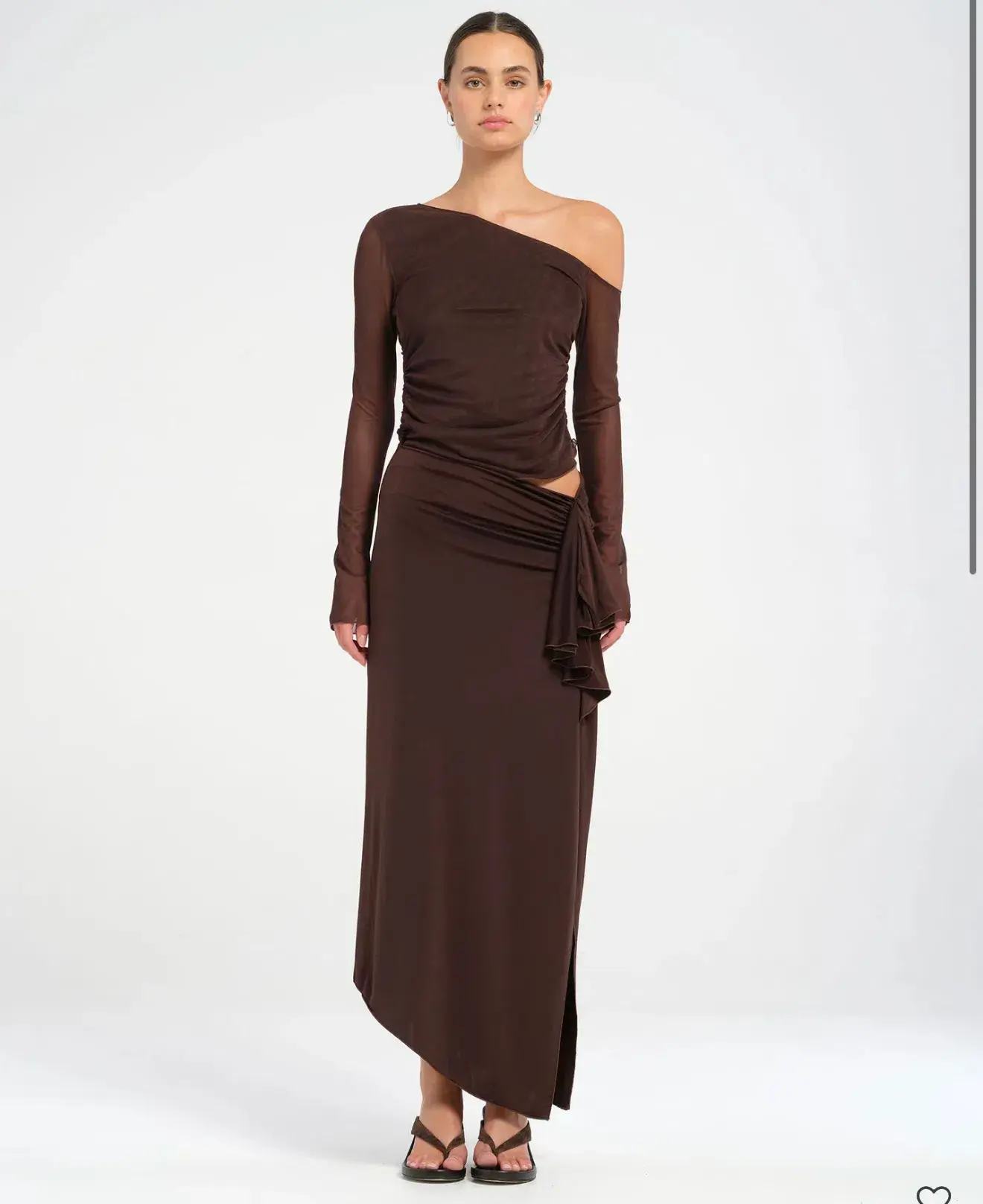 Benni Roman Maxi in Chocolate Size XS / AU 6 - Image 1
