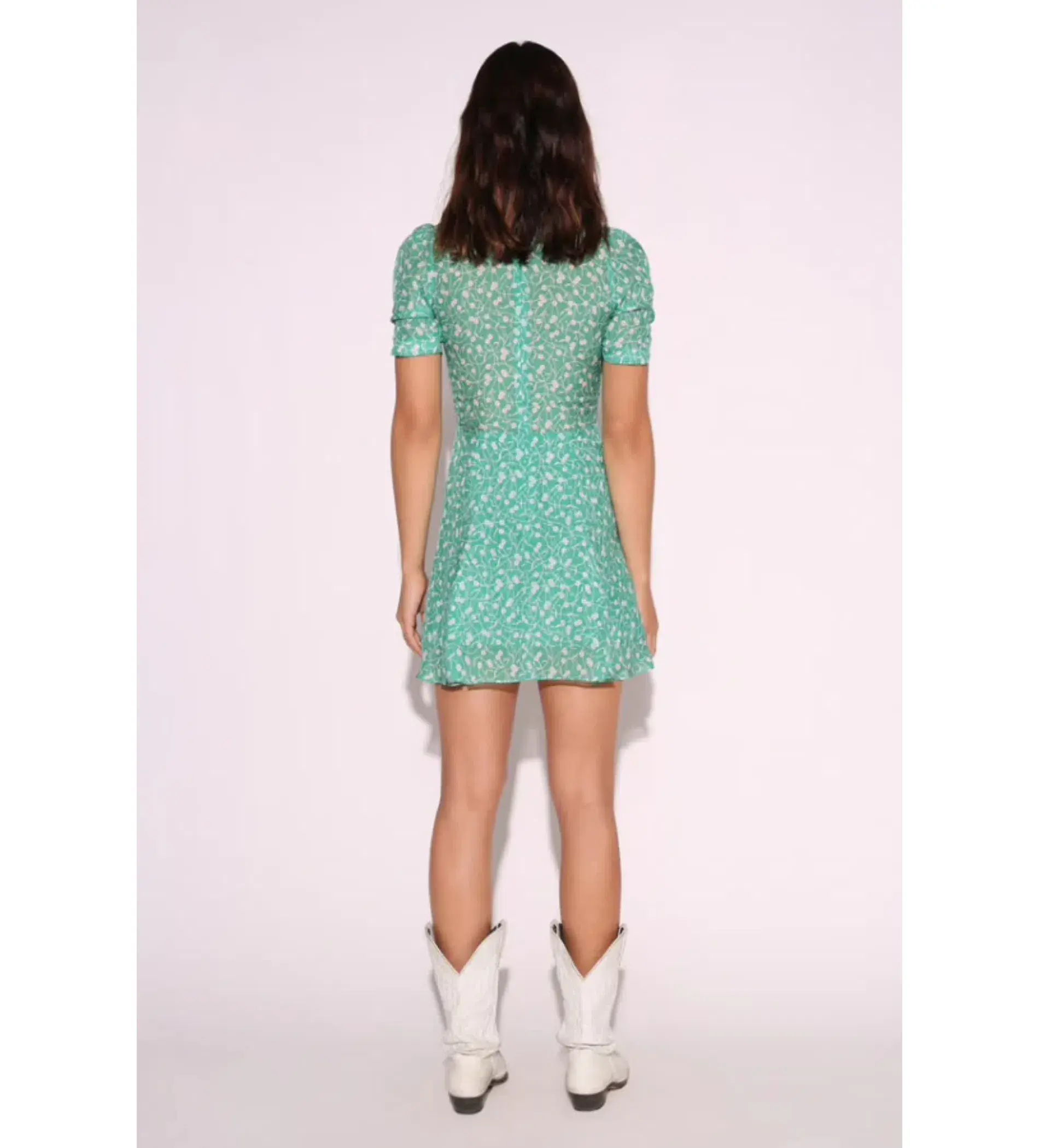 Realisation Par Ozzie Poison Ivy Silk Mini Dress Size 10 - Image 2
