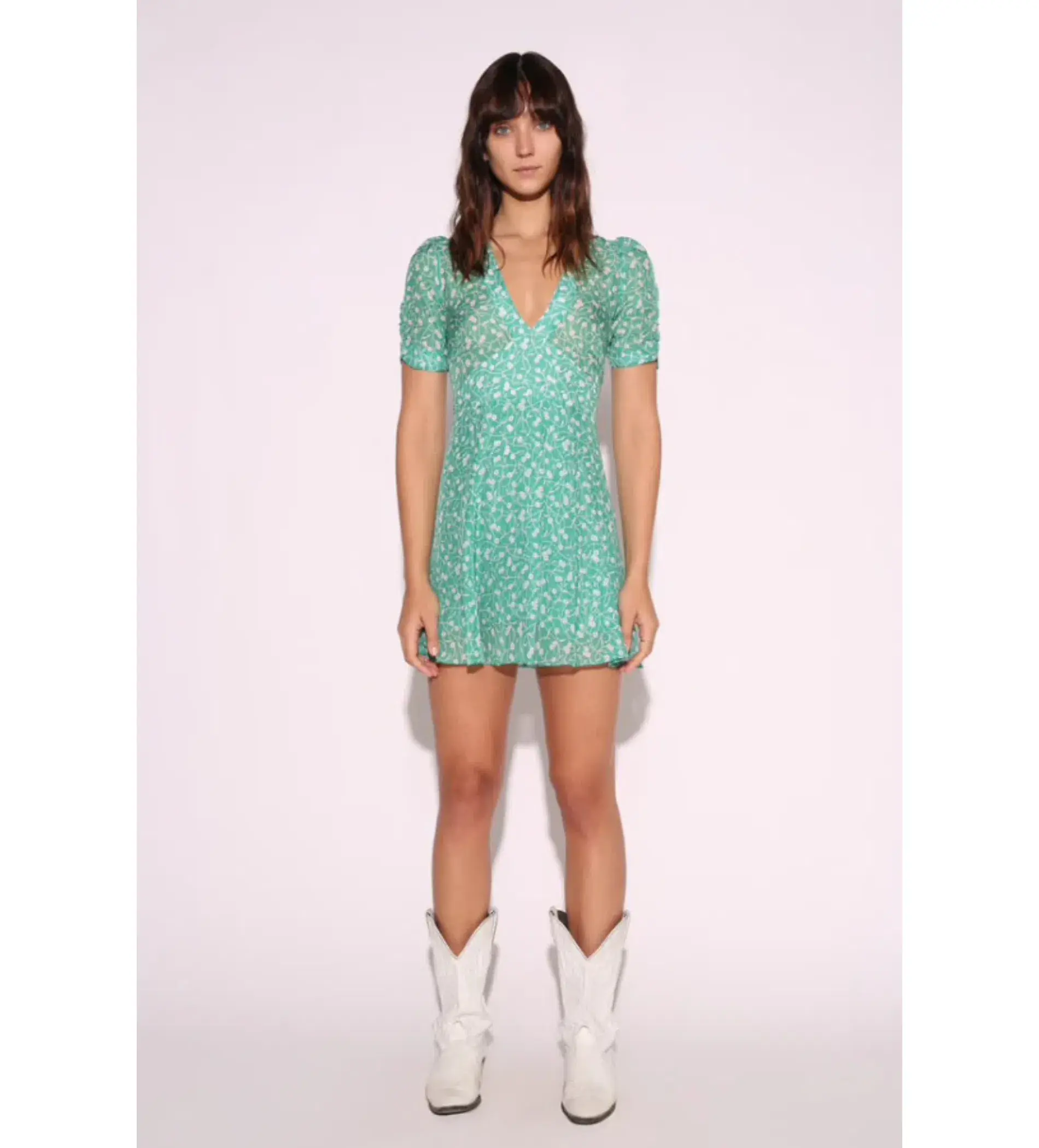 Realisation Par Ozzie Poison Ivy Silk Mini Dress Size 10 - Image 1