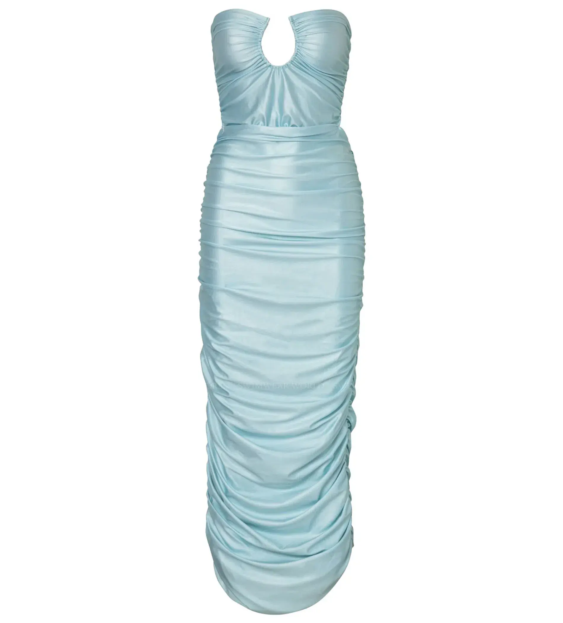 Baobab Magalenha Strapless Maxi Dress in Ice Blue Size S / AU 8 - Image 4