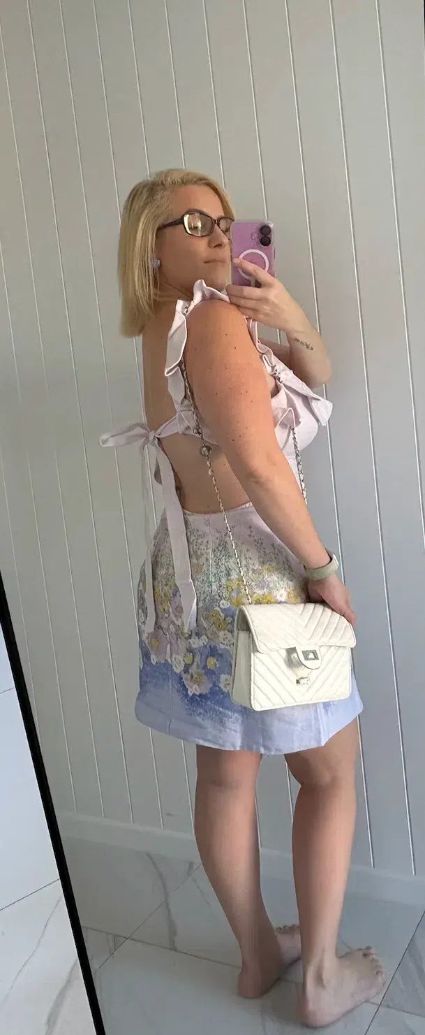 Zimmermann Floral Print Linen Mini Dress Size 3 / AU 14 for rent on The Volte - main image