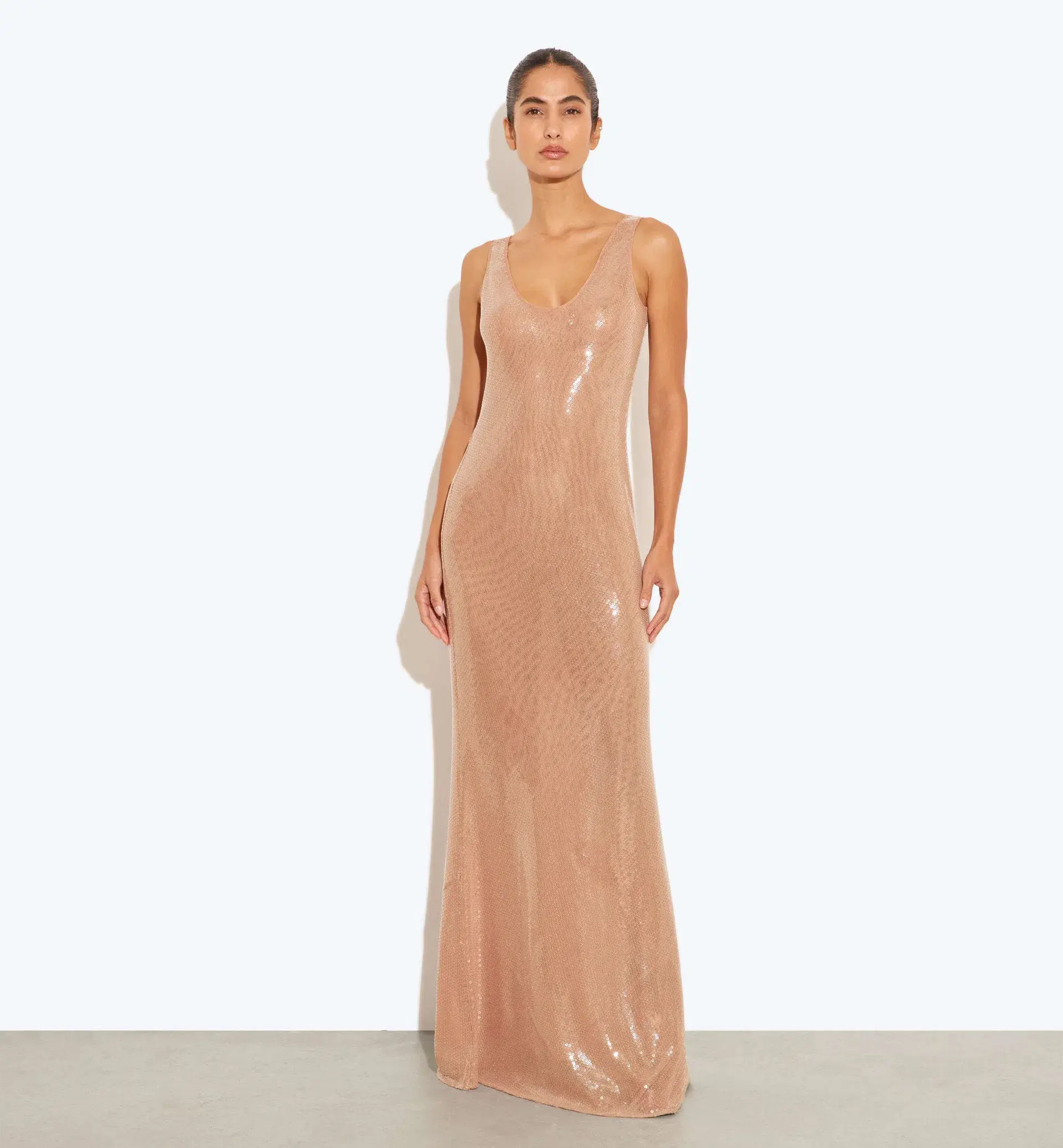 Rat & Boa Mirage Maxi Dress Nude Size S / AU 8 - Image 1