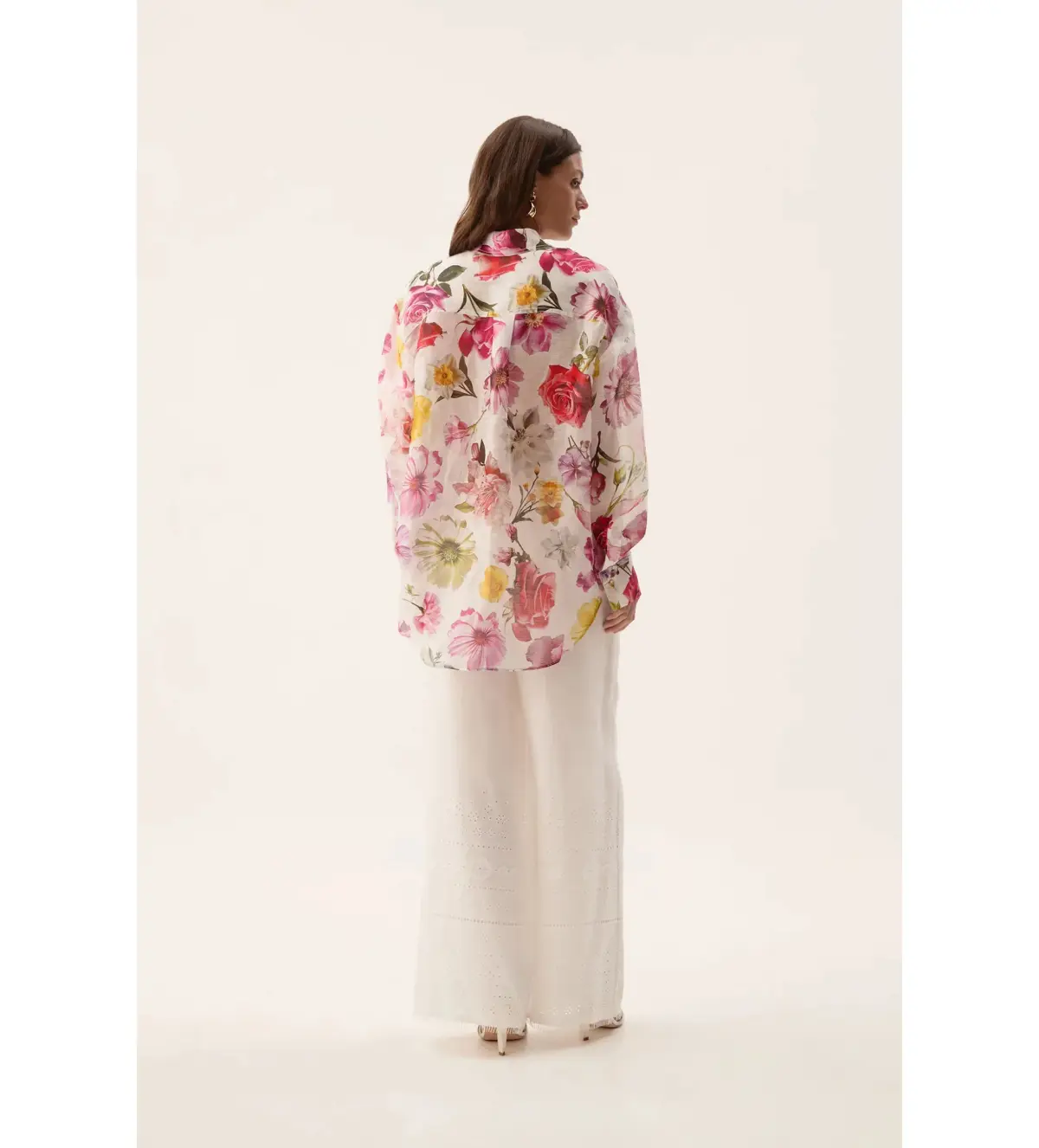 Aje Fleur Shirt Collage Floral Size 8  - Image 2