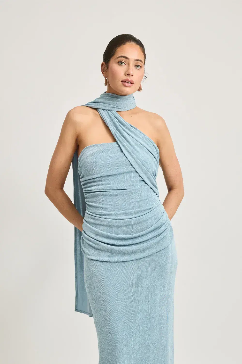Tojha Iesha Maxi Dress in Powder Blue Size 10 - Image 2
