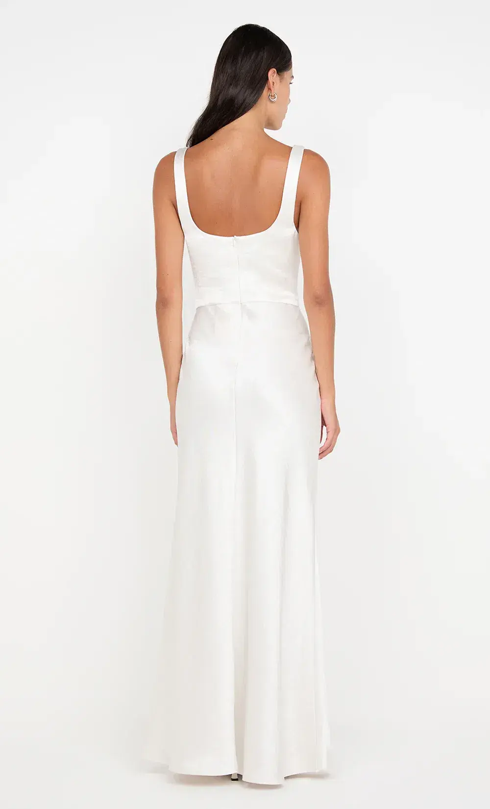 Bec And Bridge Austen Cowl Neck Maxi Dress In Ivory Size AU 10 - Image 4