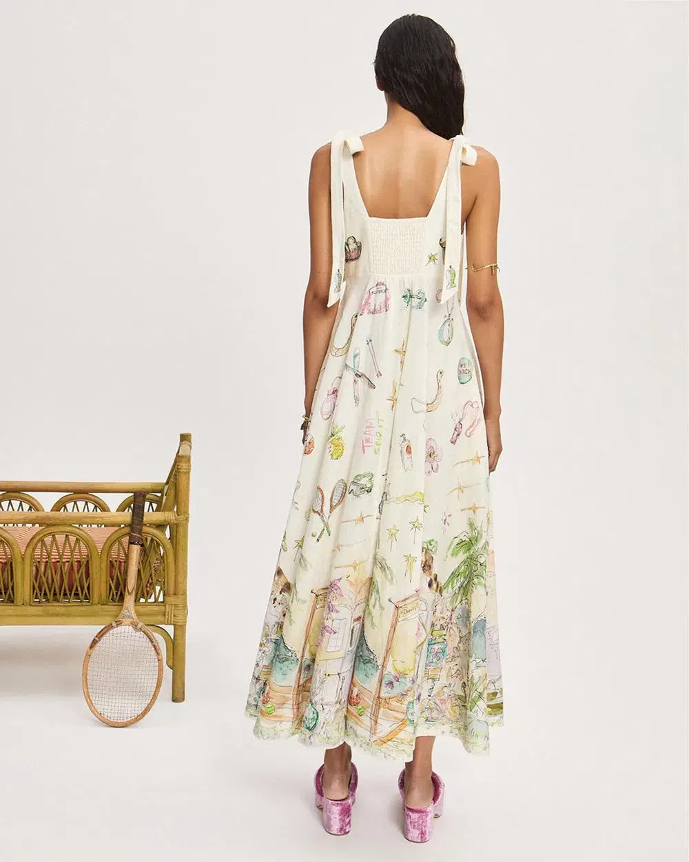 Alemais Anouk Ballet Sundress Print Size AU 10  - Image 3