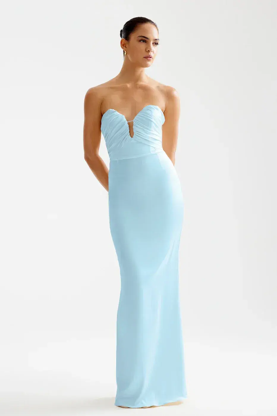 Lexi Magnolia Dress In Glacier Blue Size 6 - Image 1
