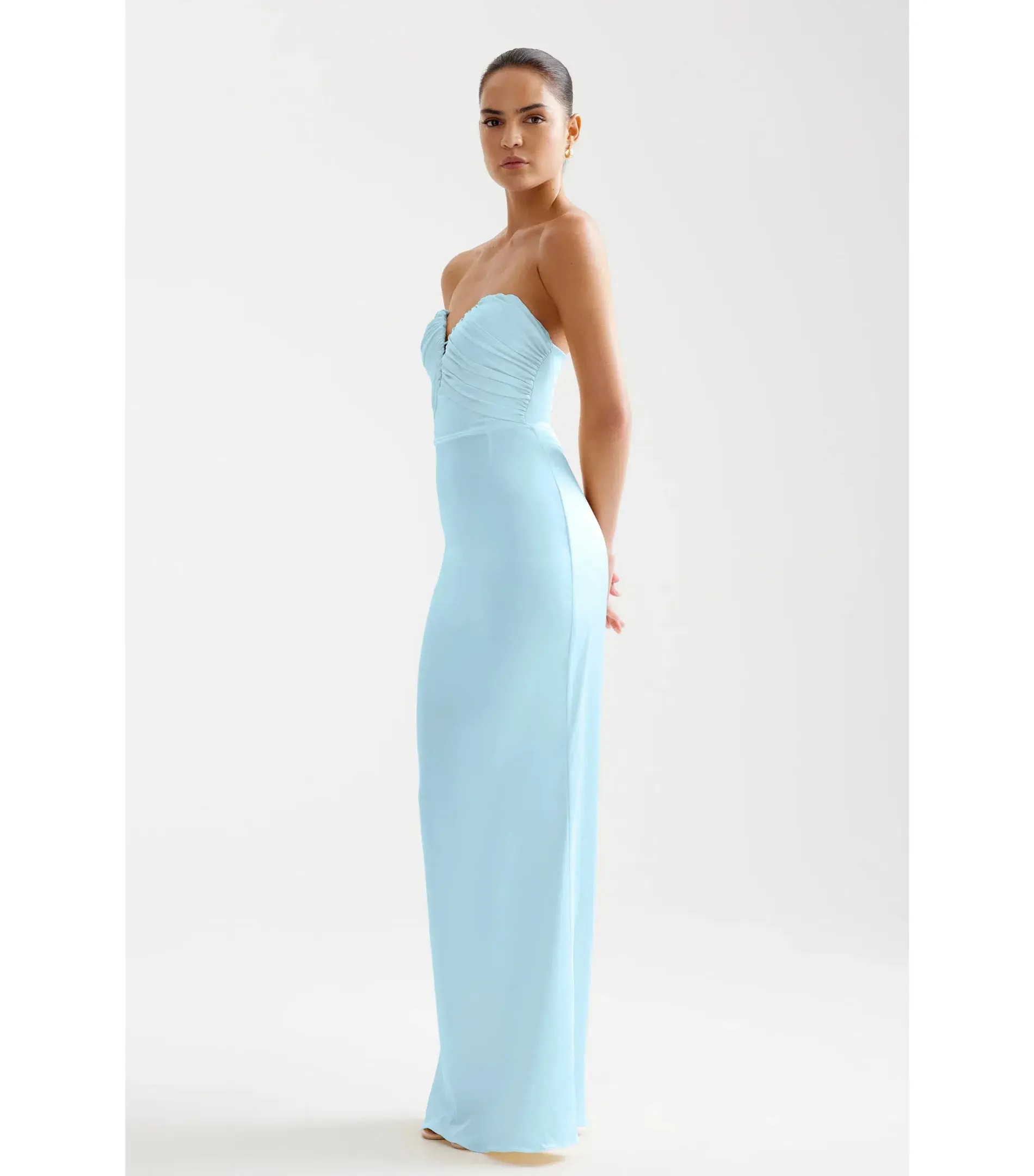 Lexi Magnolia Dress in Glacier Blue Size AU 10   - Image 3