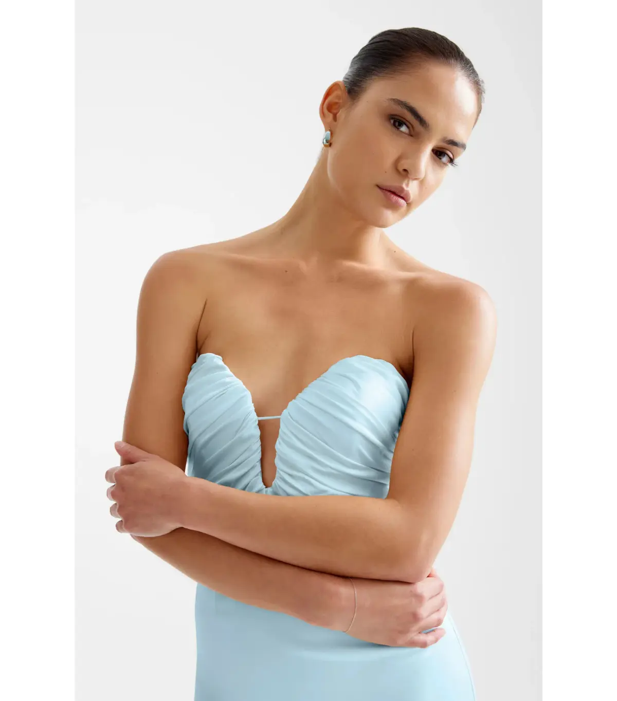 Lexi Magnolia Dress in Glacier Blue Size AU 10   - Image 2