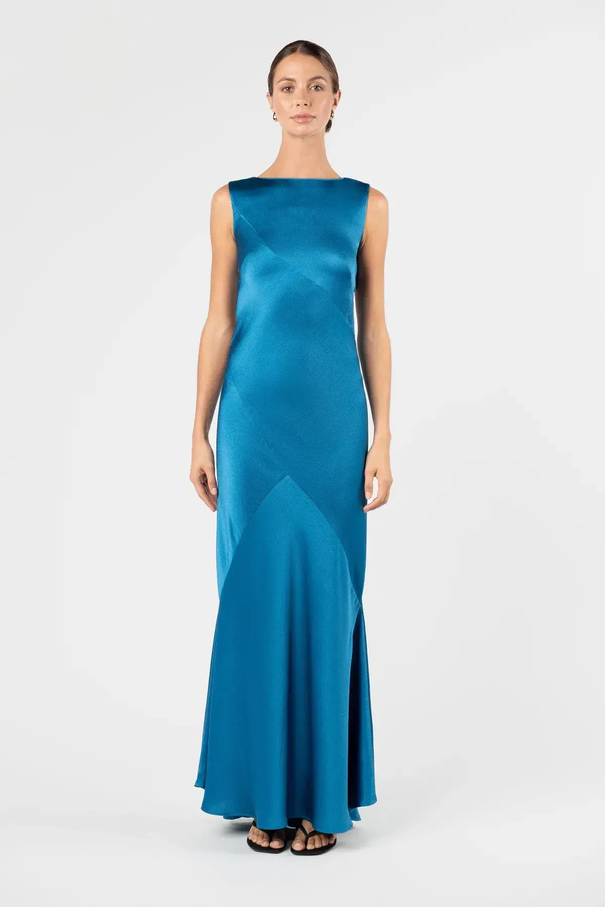 One Fell Swoop Monica Gown - Serenity In Blue Size AU 8 - Image 1