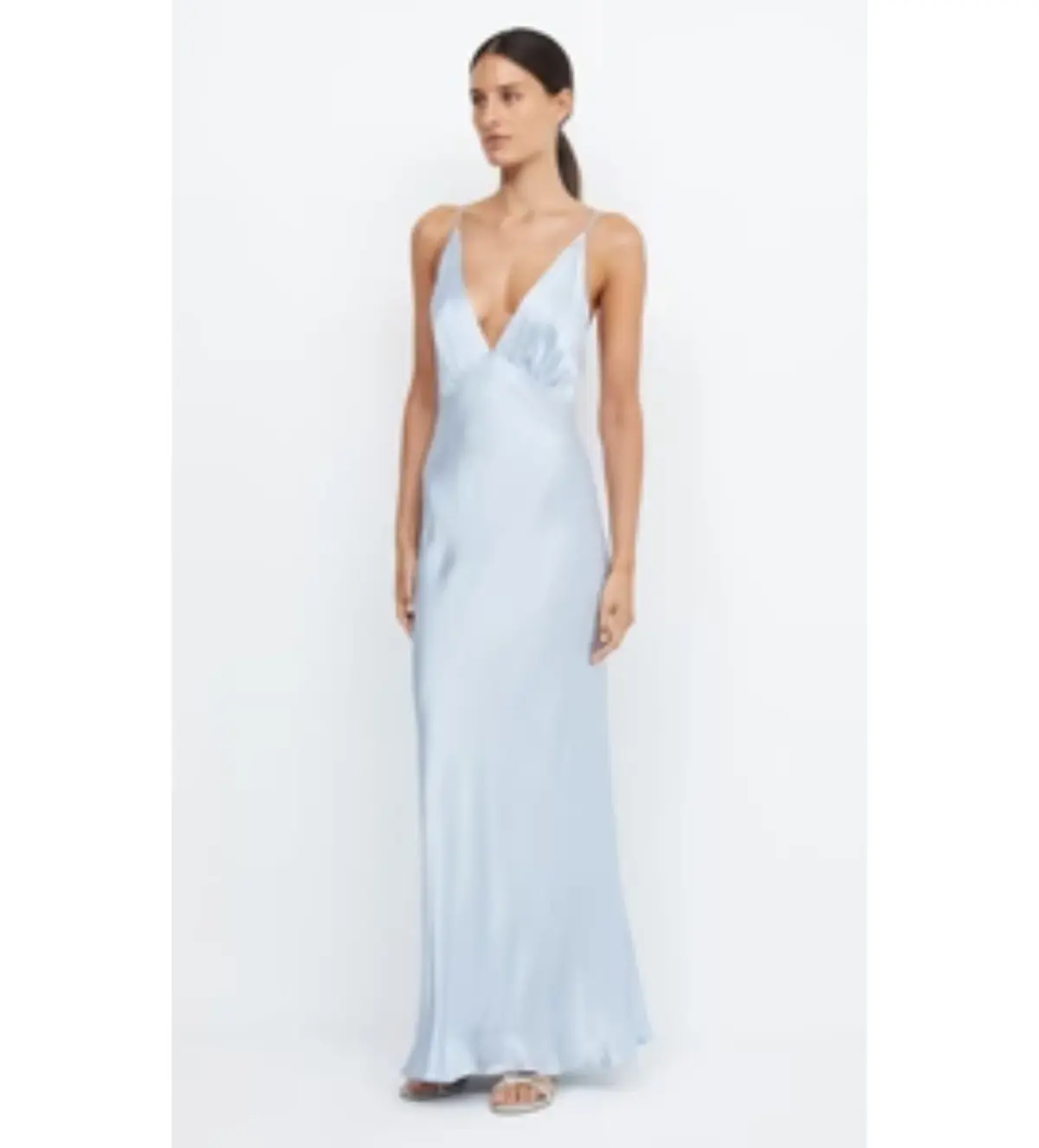 Bec and Bridge Moon Dance V Maxi in Dusty Blue Size AU 8 - Image 3