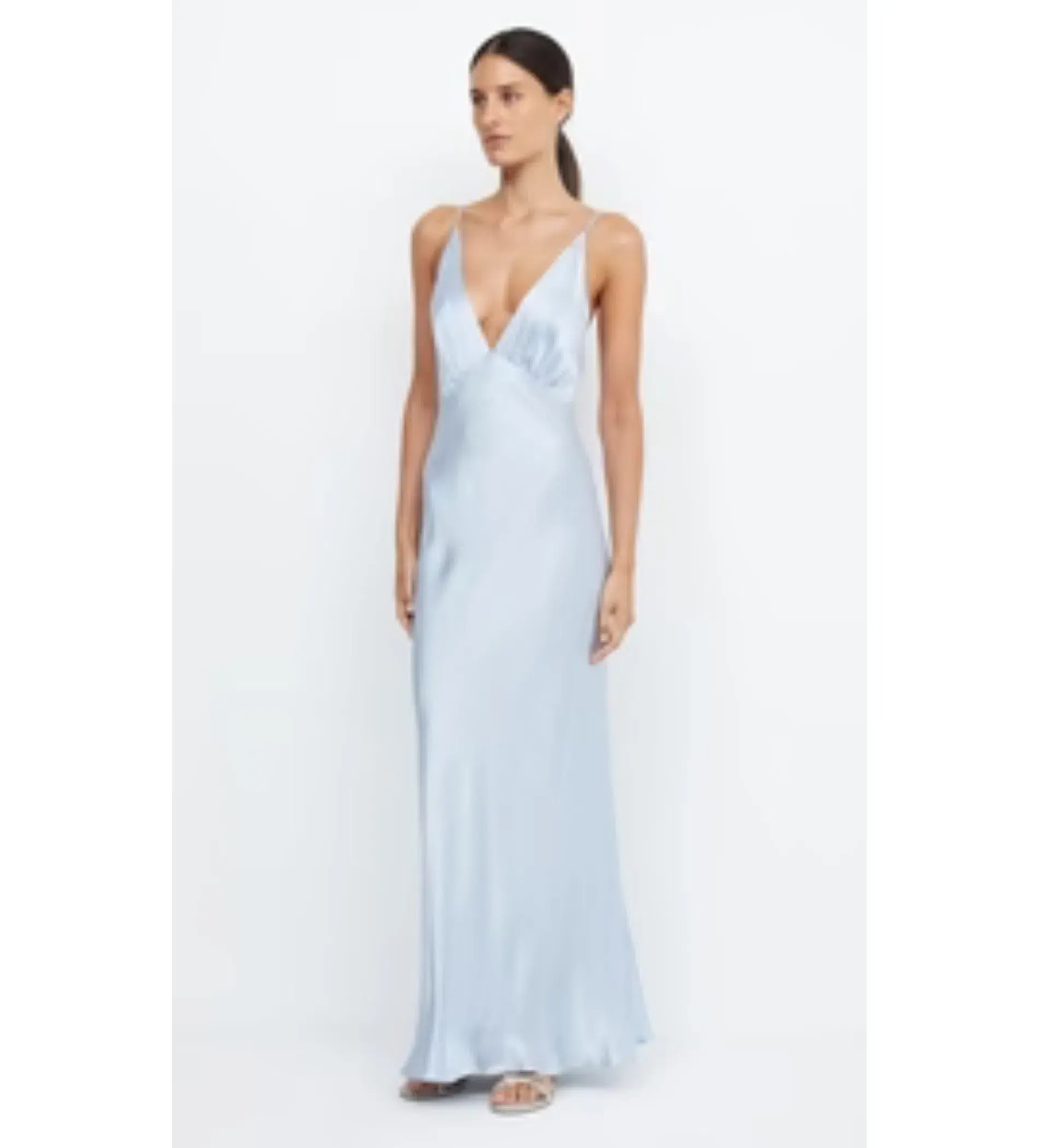 Bec and Bridge Moon Dance V Maxi in Dusty Blue Size AU 8 - Image 3
