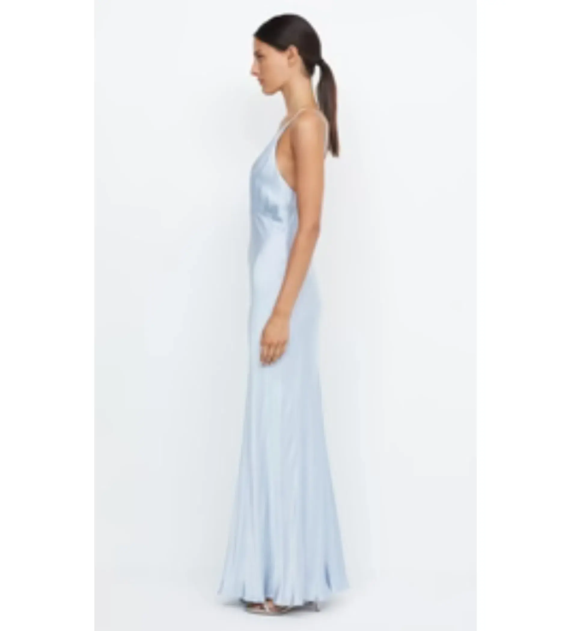 Bec and Bridge Moon Dance V Maxi in Dusty Blue Size AU 8 - Image 4