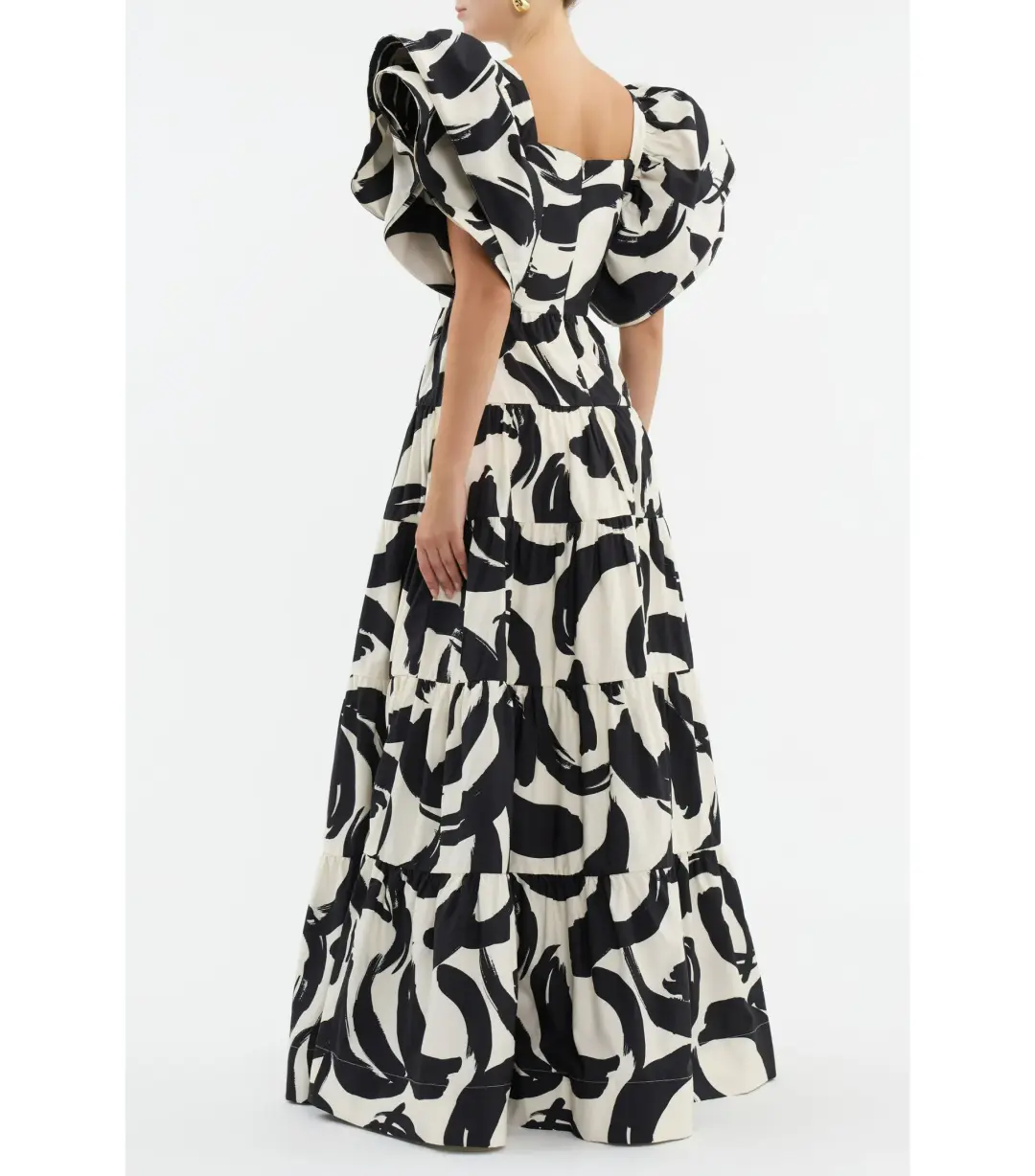Rebecca Vallance Pompidou Maxi Dress Print Size 6 for rent on The Volte - main image