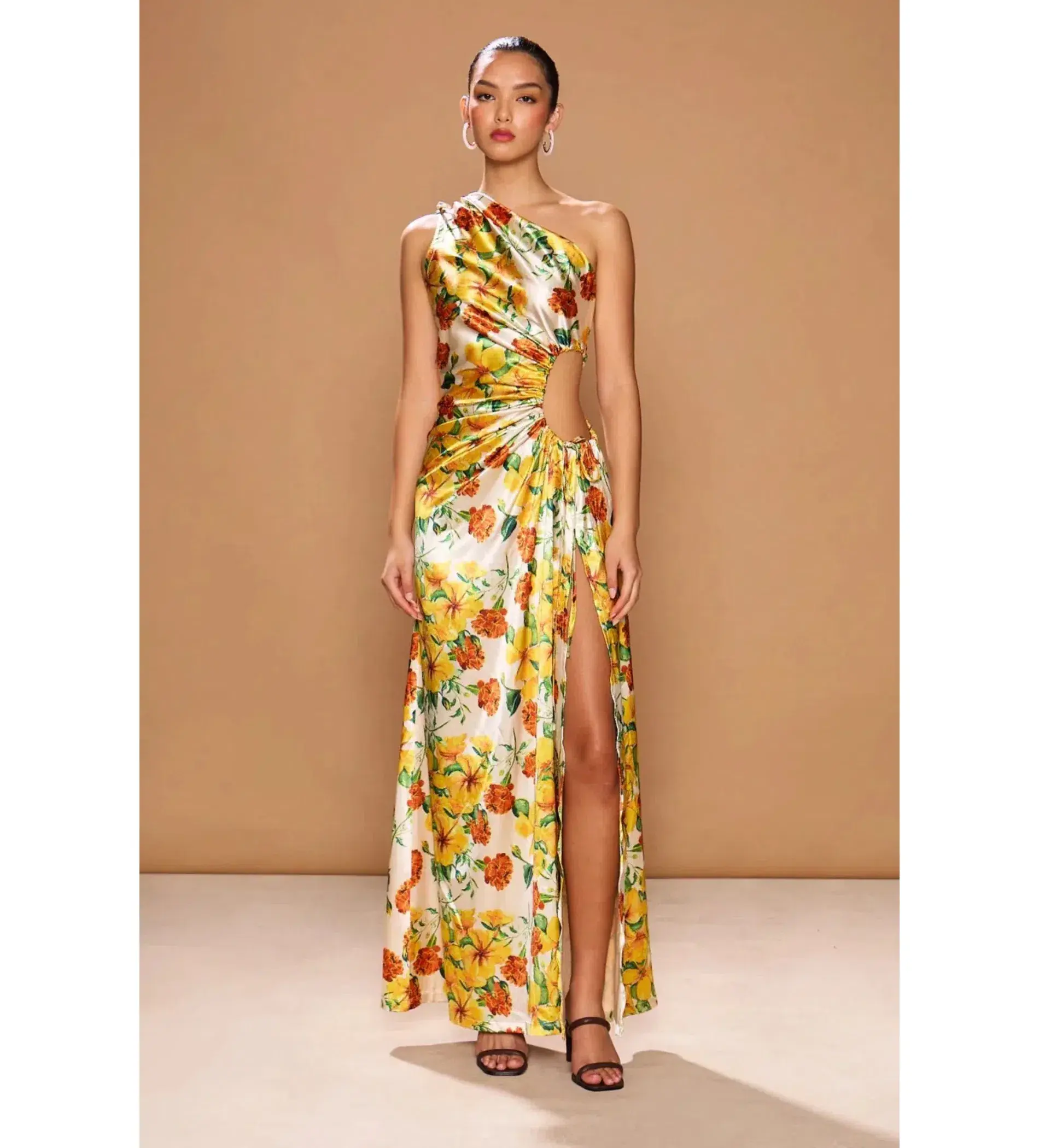 Sonya Moda Nour Yarden Maxi Dress Floral Size AU 6 - Image 2