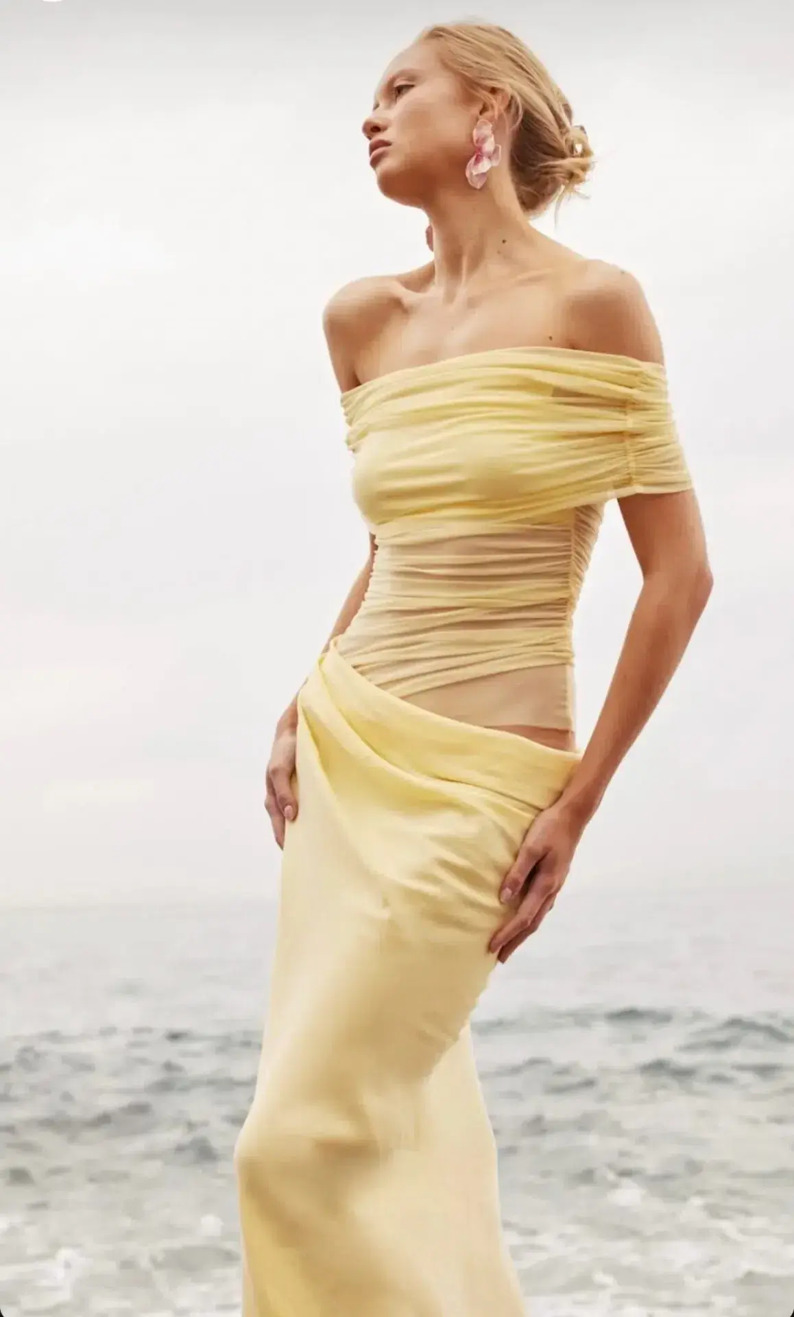 Benni Nico Maxi Dress Butter Size 10 - Image 3