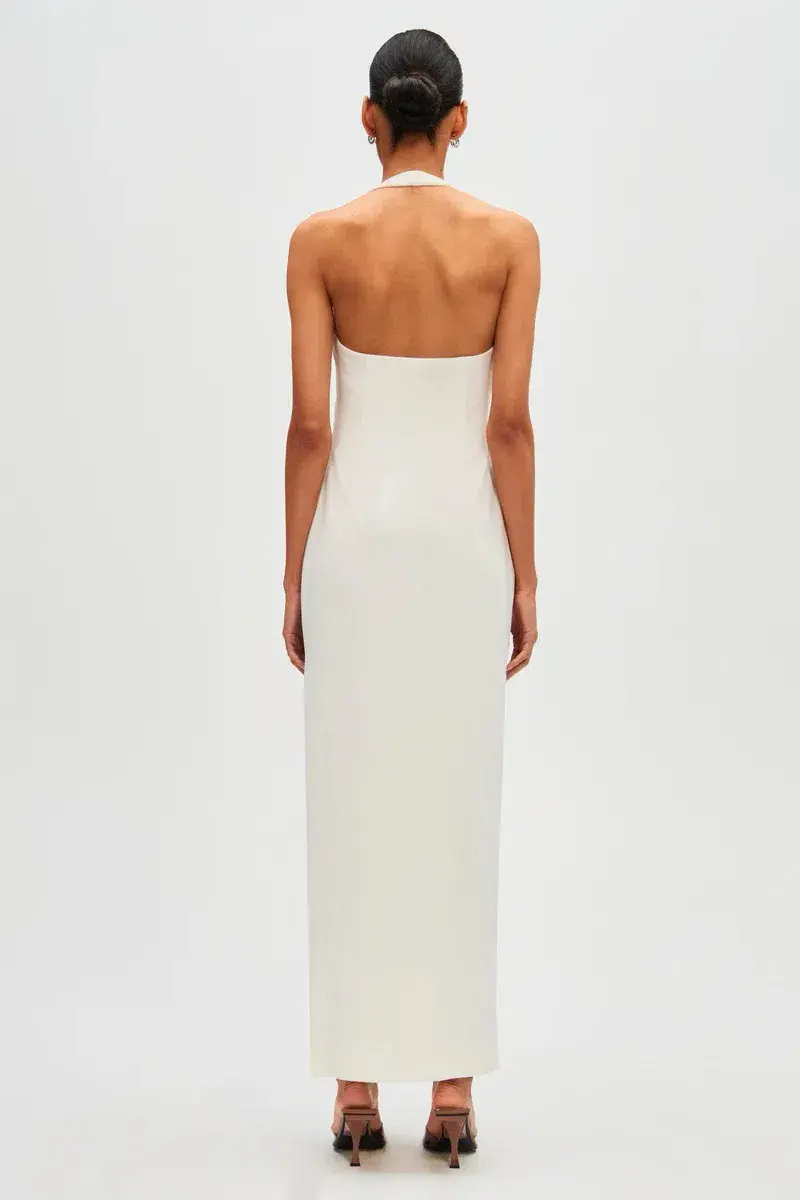 Misha Alusia Maxi Dress White Size 8 - Image 2