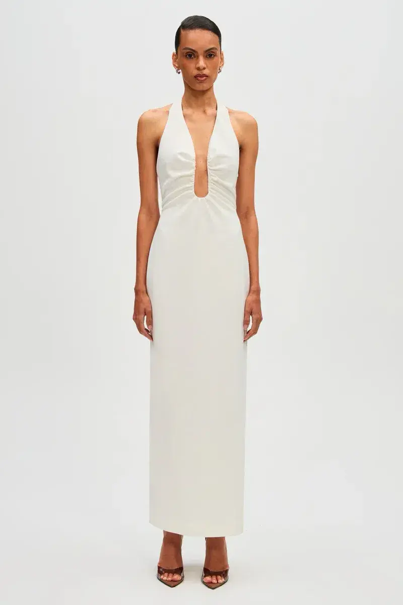 Misha Alusia Maxi Dress White Size 8 - Image 1