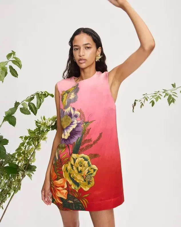 Alemais Inez Mini Dress Pink Size AU 8 - Image 1