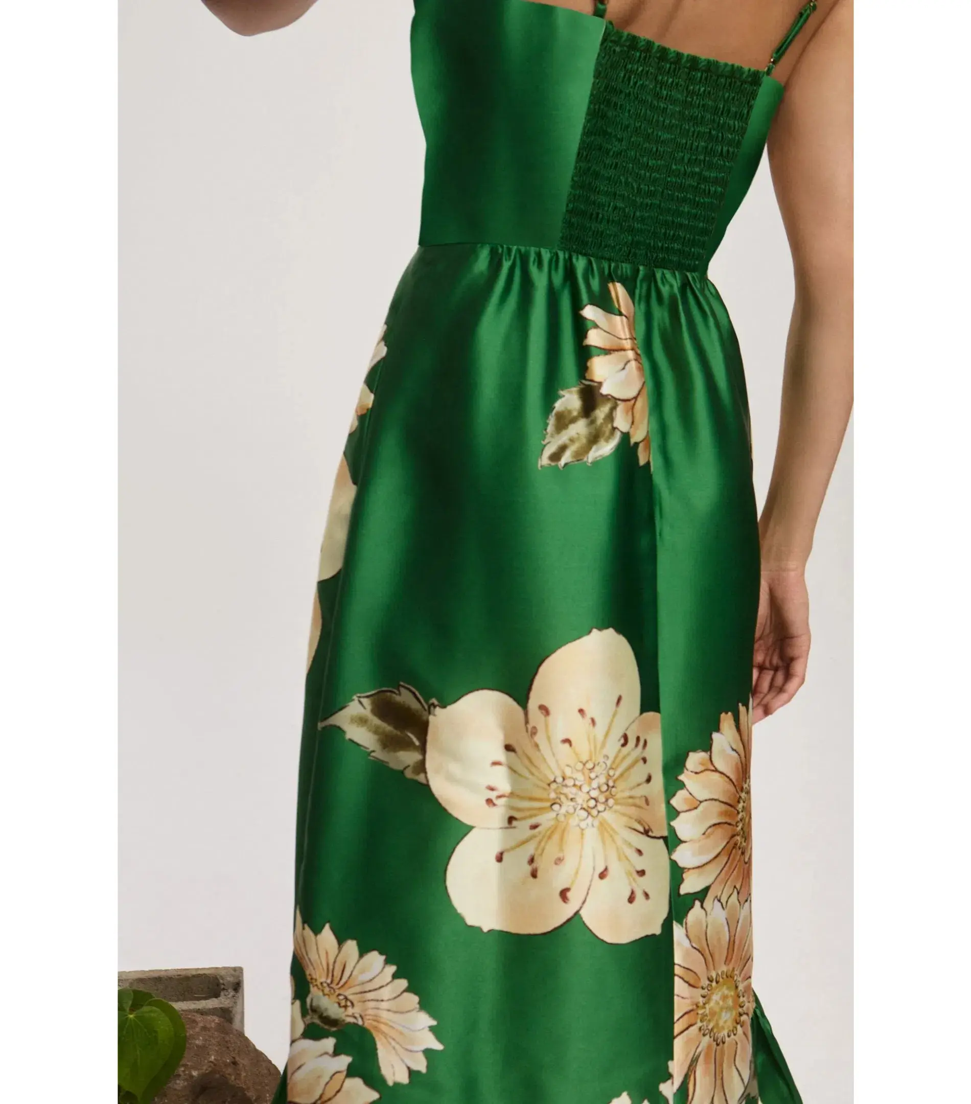 Alemais Sage Midi Dress Green Size AU 8 - Image 4