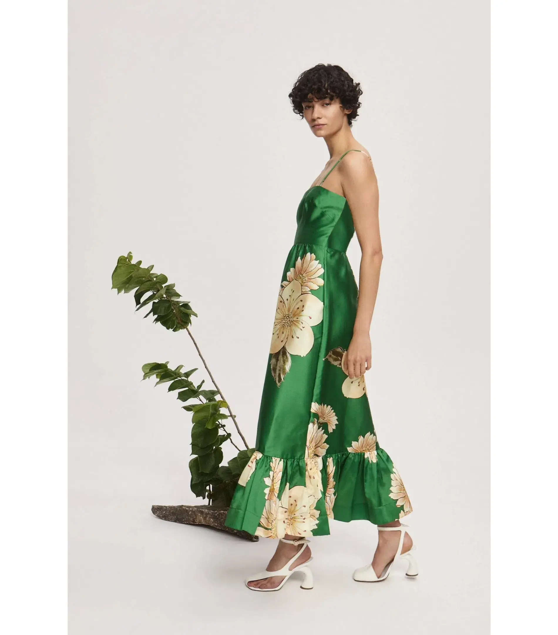 Alemais Sage Midi Dress Green Size AU 8 - Image 2